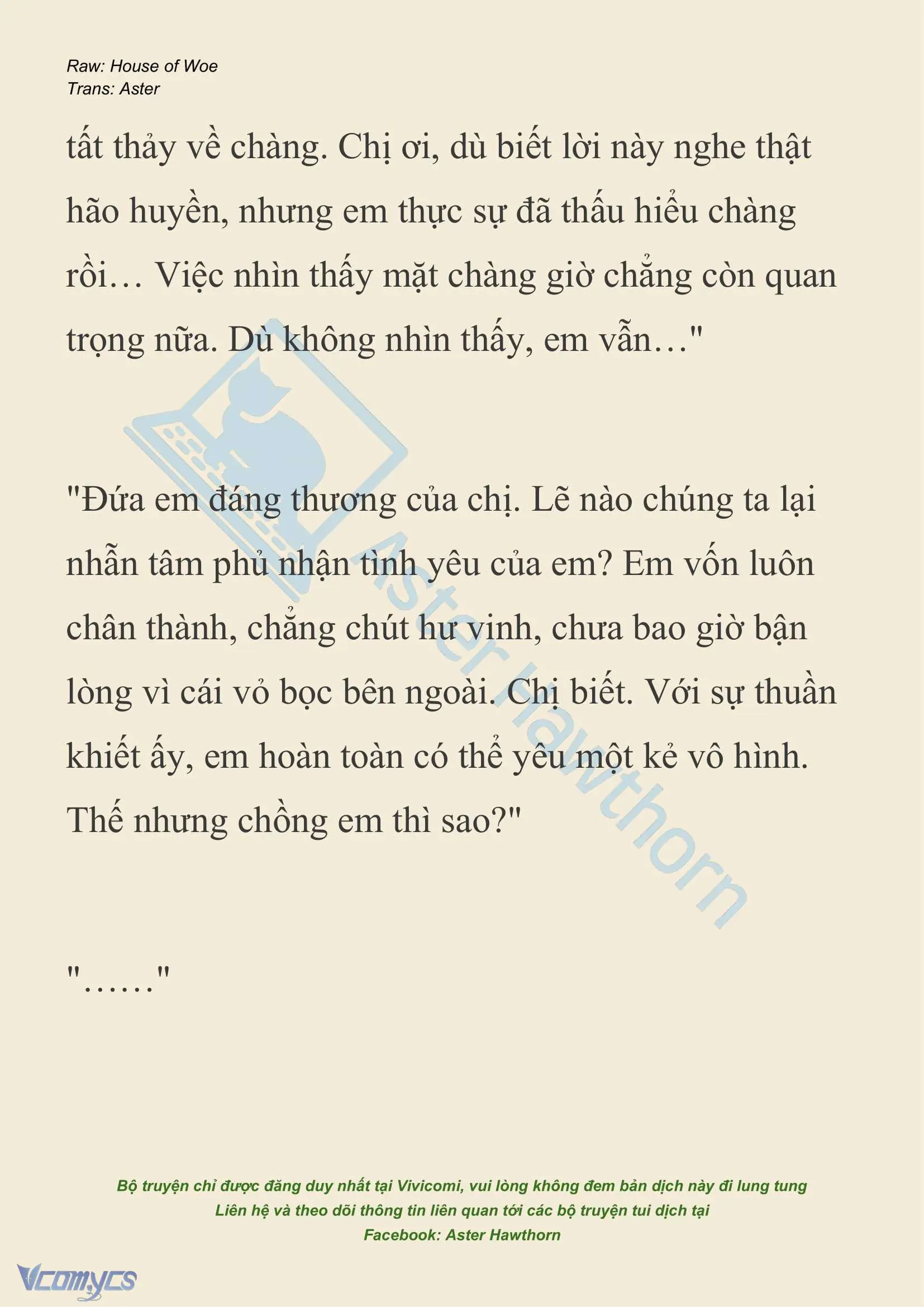 [NOVEL] Dành Cho Các Nữ Thần: Dành cho Psyche Chapter 34 - Trang 3