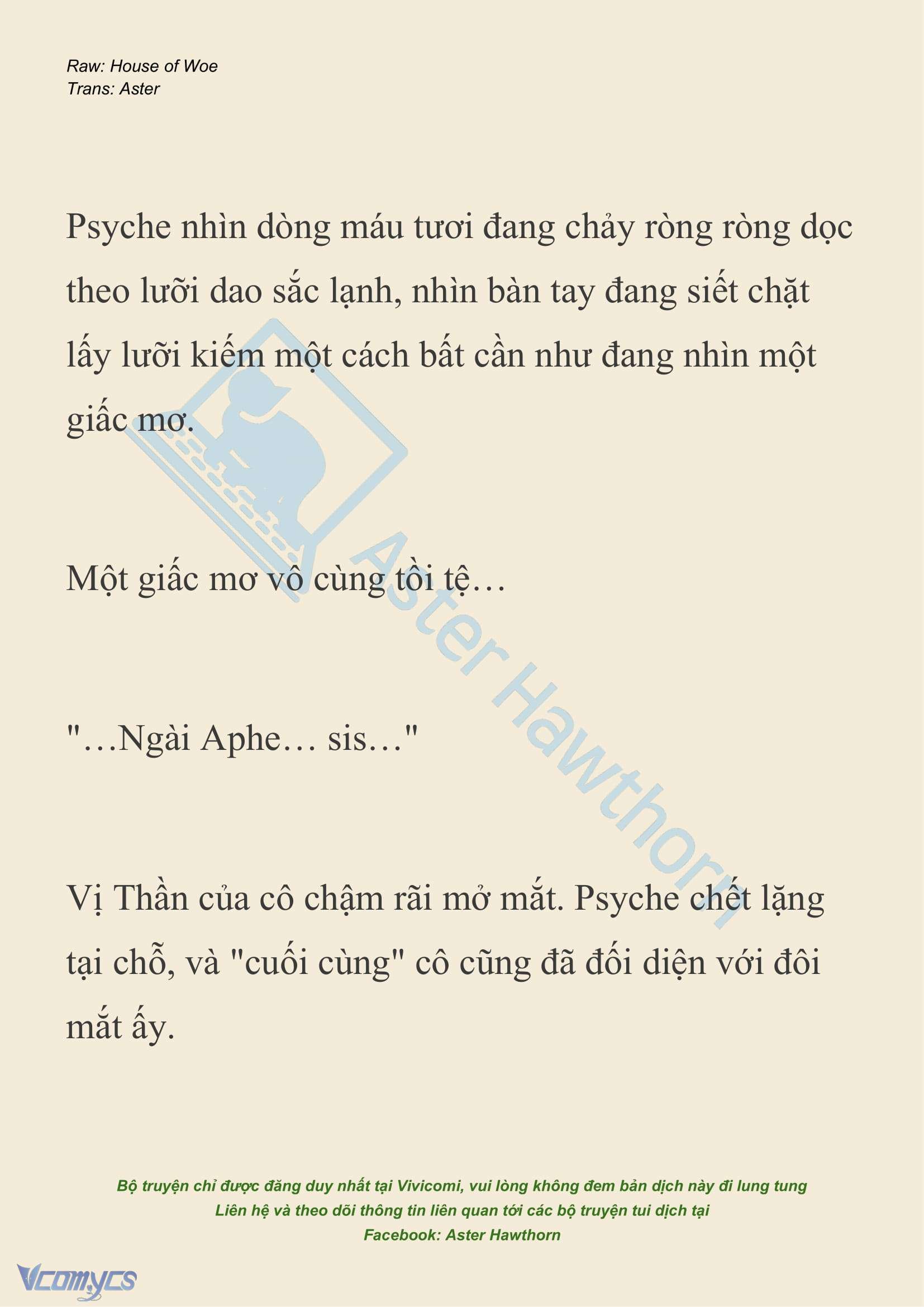 [NOVEL] Dành Cho Các Nữ Thần: Dành cho Psyche Chapter 35 - Trang 10