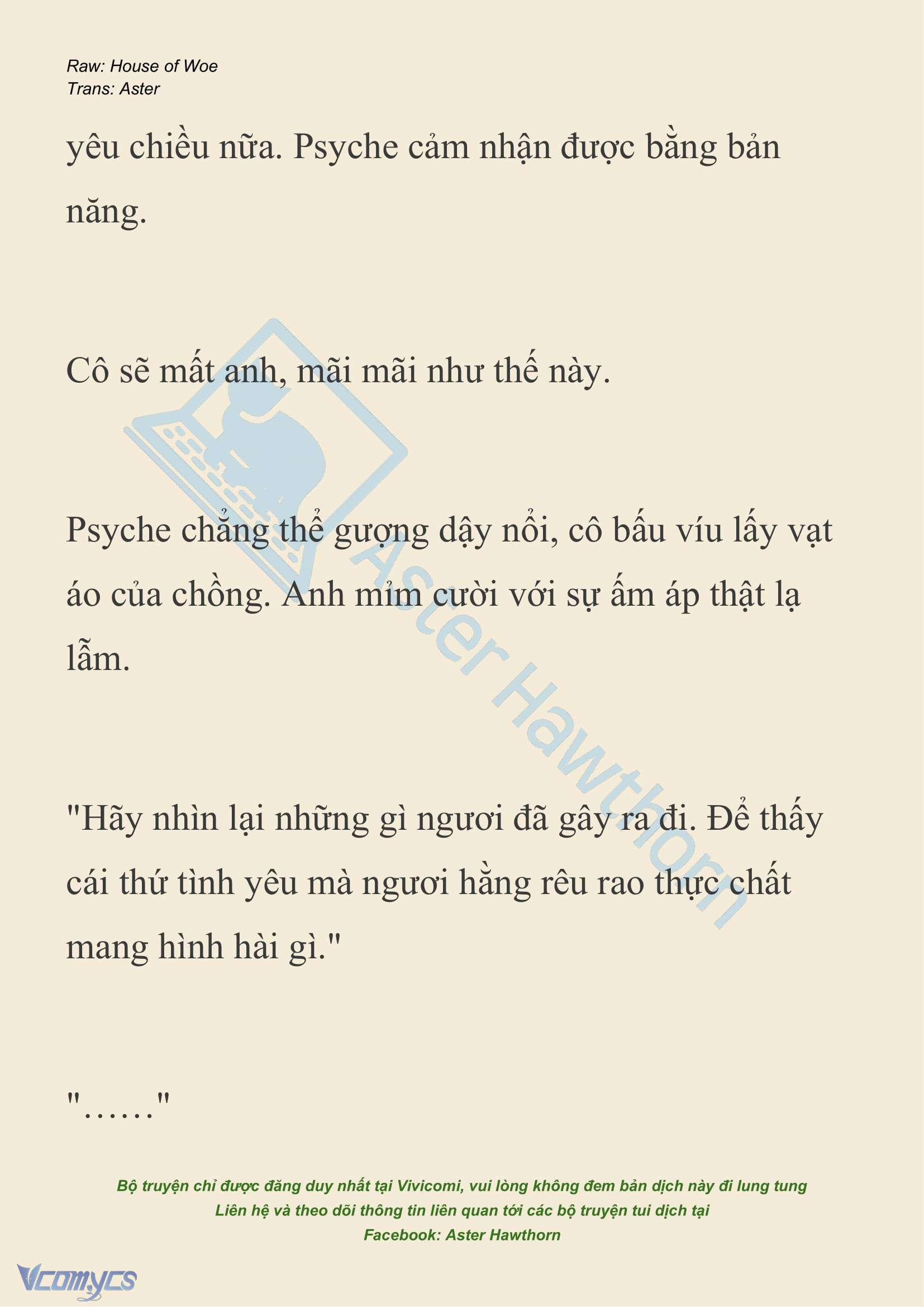 [NOVEL] Dành Cho Các Nữ Thần: Dành cho Psyche Chapter 35 - Trang 18