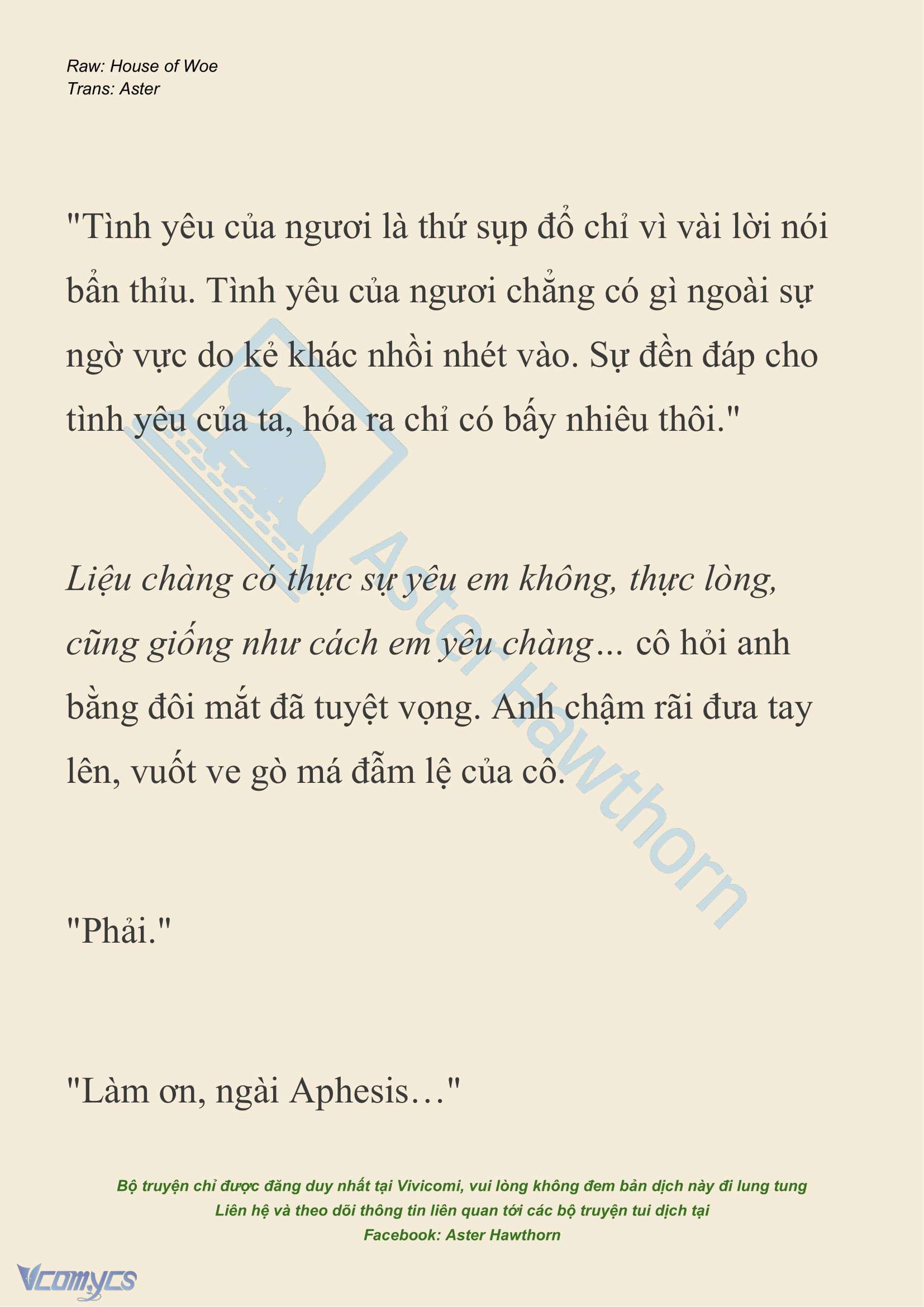 [NOVEL] Dành Cho Các Nữ Thần: Dành cho Psyche Chapter 35 - Trang 19