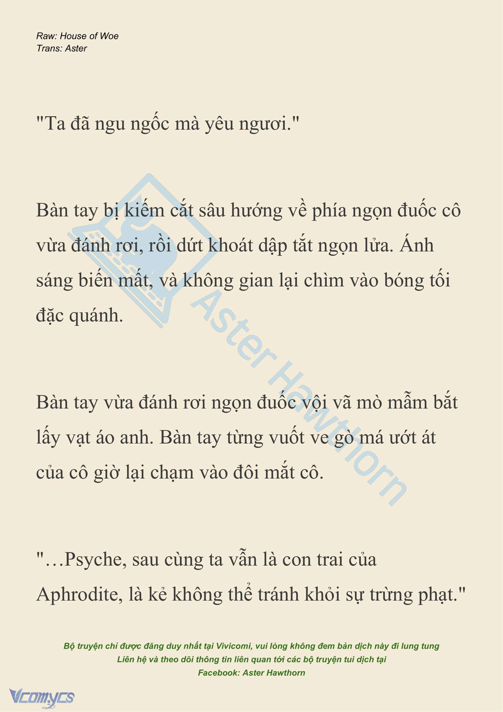 [NOVEL] Dành Cho Các Nữ Thần: Dành cho Psyche Chapter 35 - Trang 20