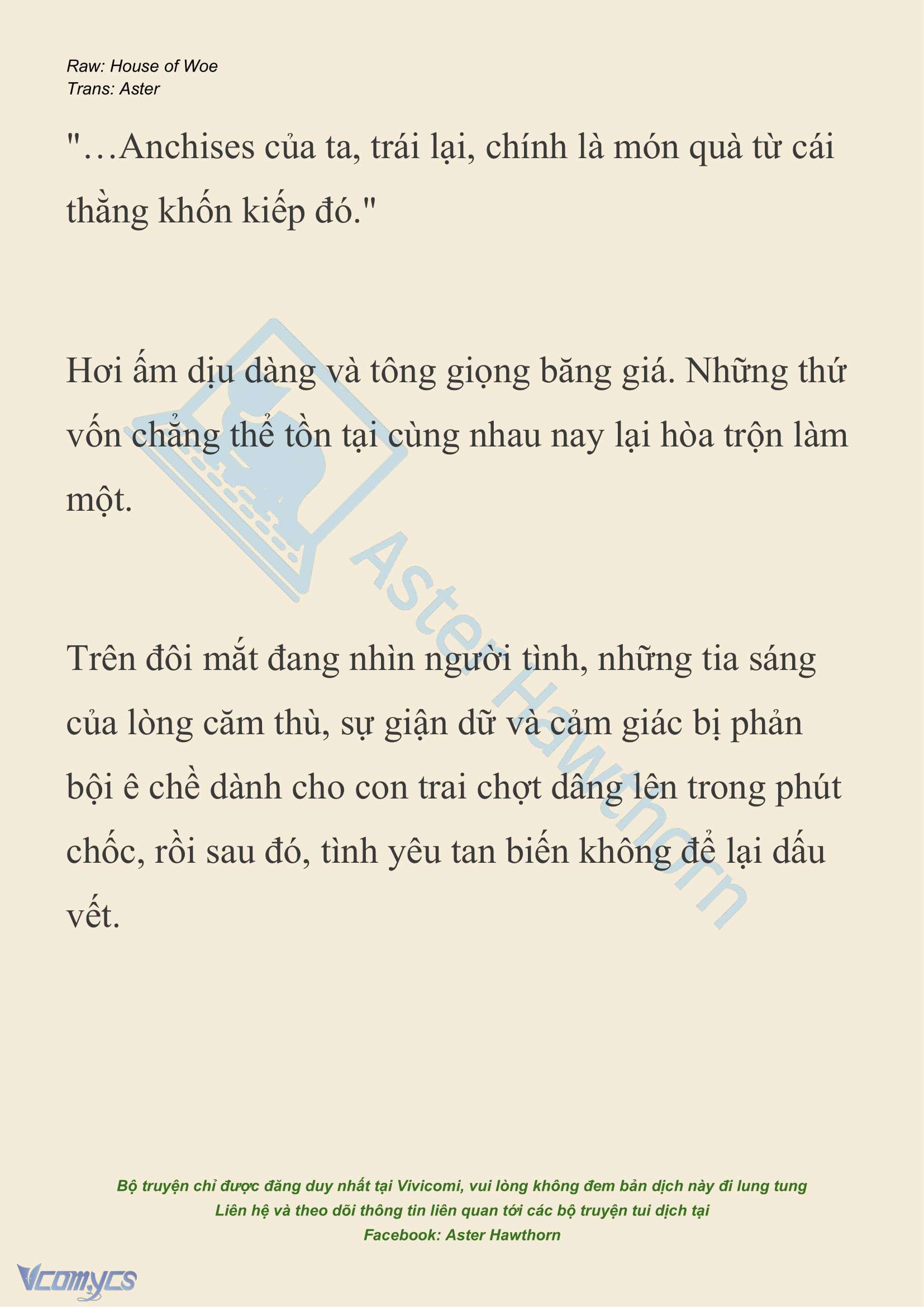 [NOVEL] Dành Cho Các Nữ Thần: Dành cho Psyche Chapter 36 - Trang 14