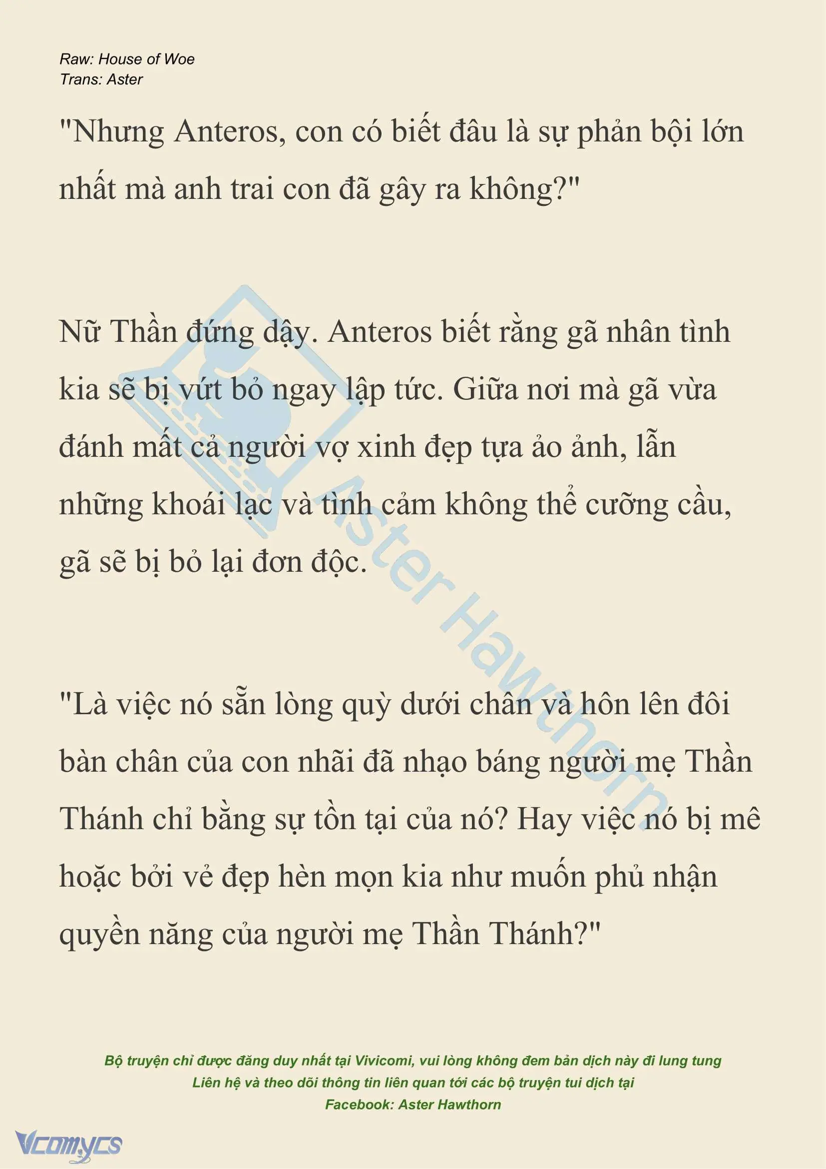 [NOVEL] Dành Cho Các Nữ Thần: Dành cho Psyche Chapter 36 - Trang 15