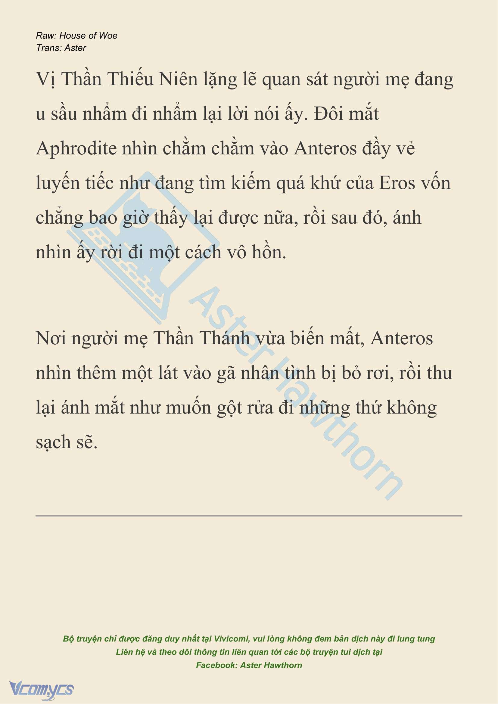 [NOVEL] Dành Cho Các Nữ Thần: Dành cho Psyche Chapter 36 - Trang 17