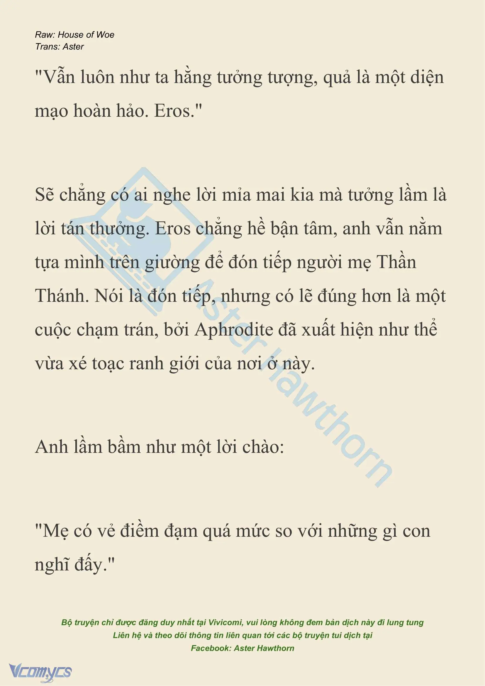 [NOVEL] Dành Cho Các Nữ Thần: Dành cho Psyche Chapter 36 - Trang 18