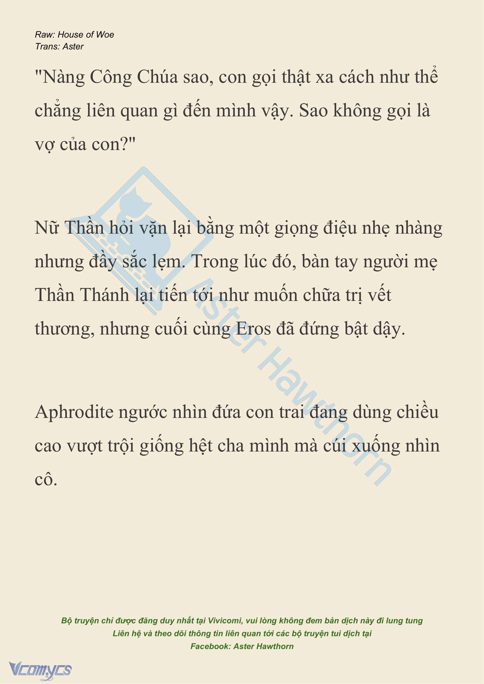 [NOVEL] Dành Cho Các Nữ Thần: Dành cho Psyche Chapter 36 - Trang 23