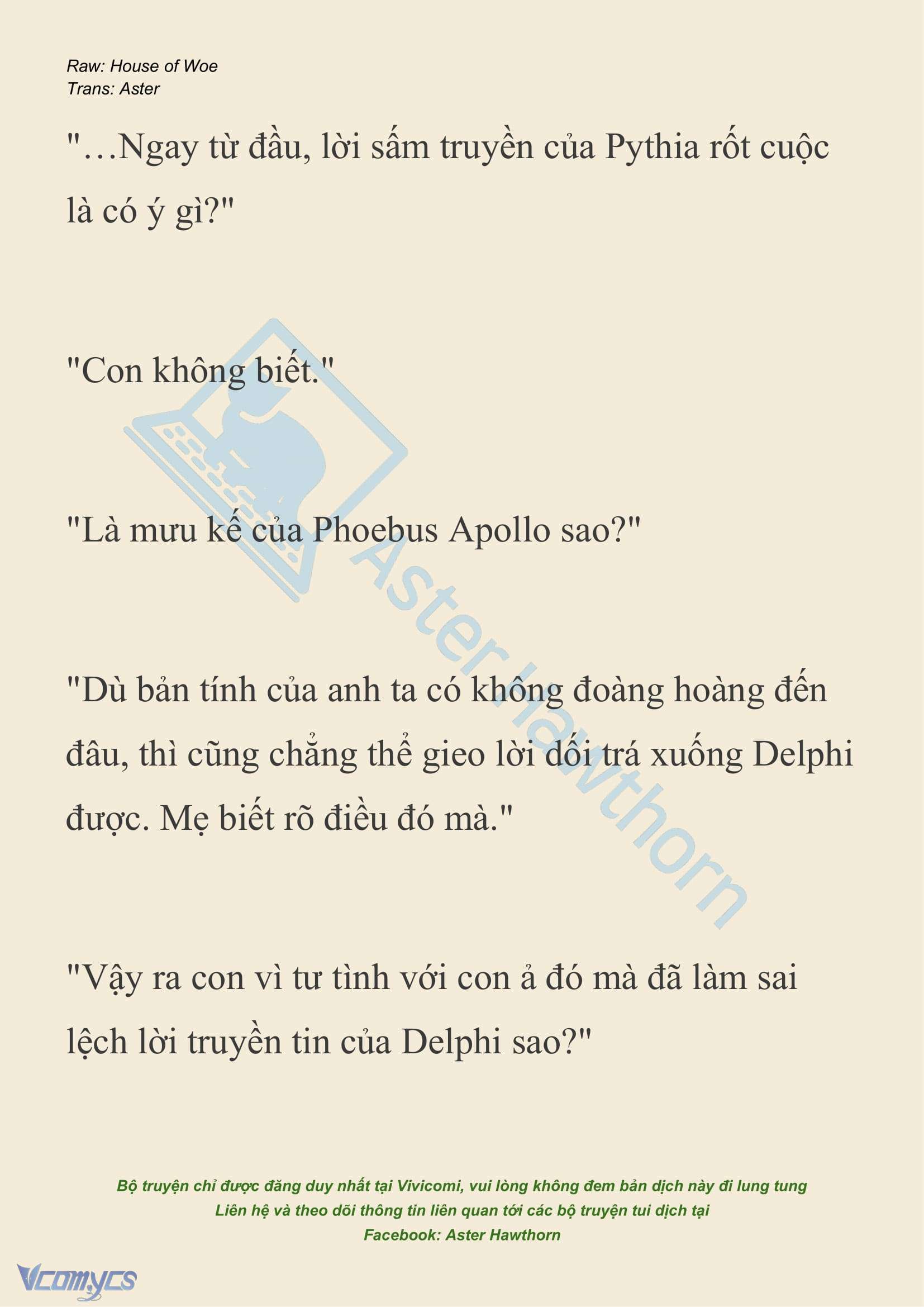[NOVEL] Dành Cho Các Nữ Thần: Dành cho Psyche Chapter 36 - Trang 24