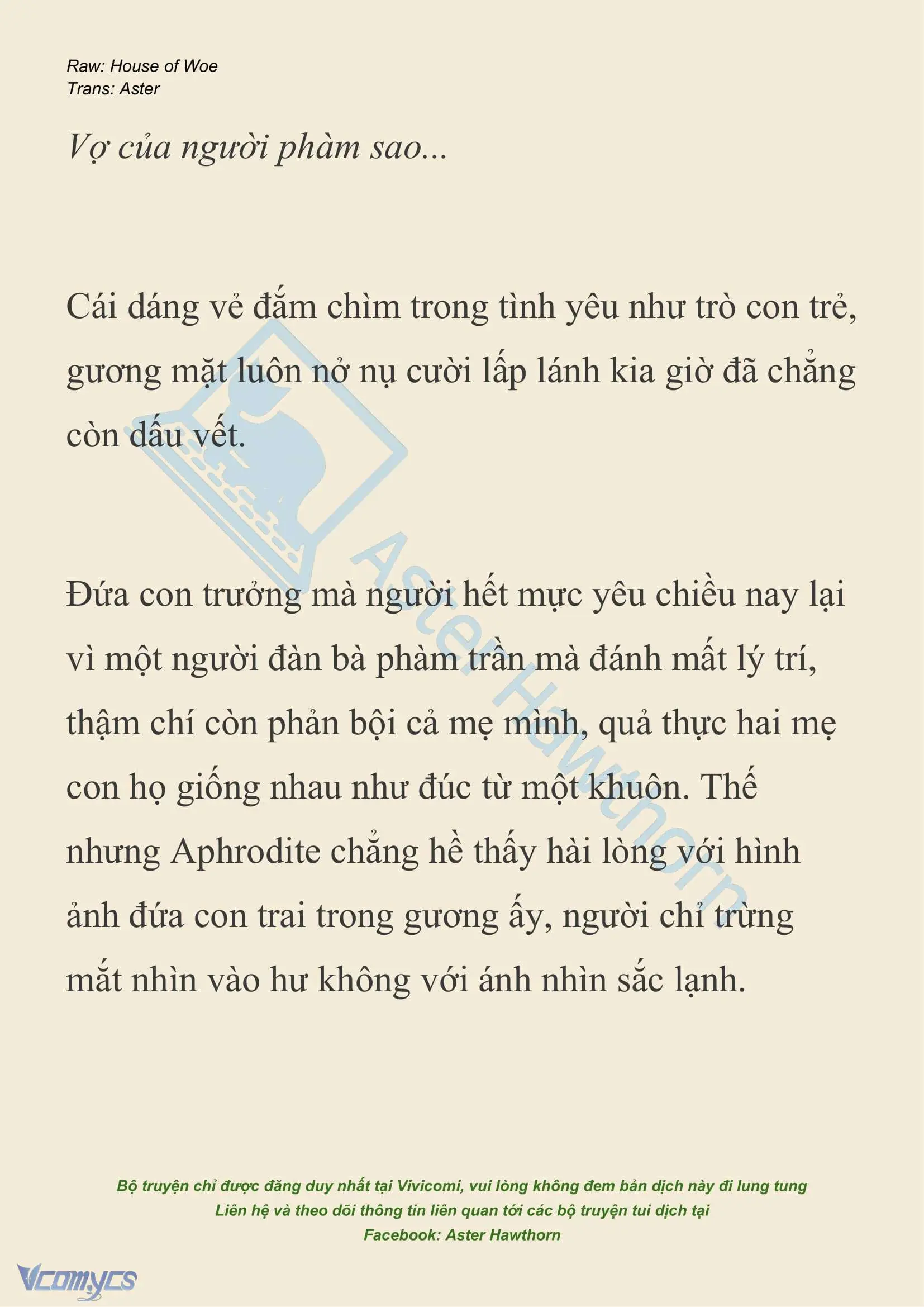 [NOVEL] Dành Cho Các Nữ Thần: Dành cho Psyche Chapter 36 - Trang 4