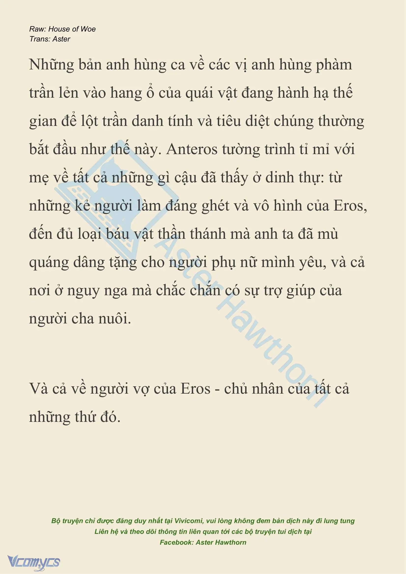 [NOVEL] Dành Cho Các Nữ Thần: Dành cho Psyche Chapter 36 - Trang 7