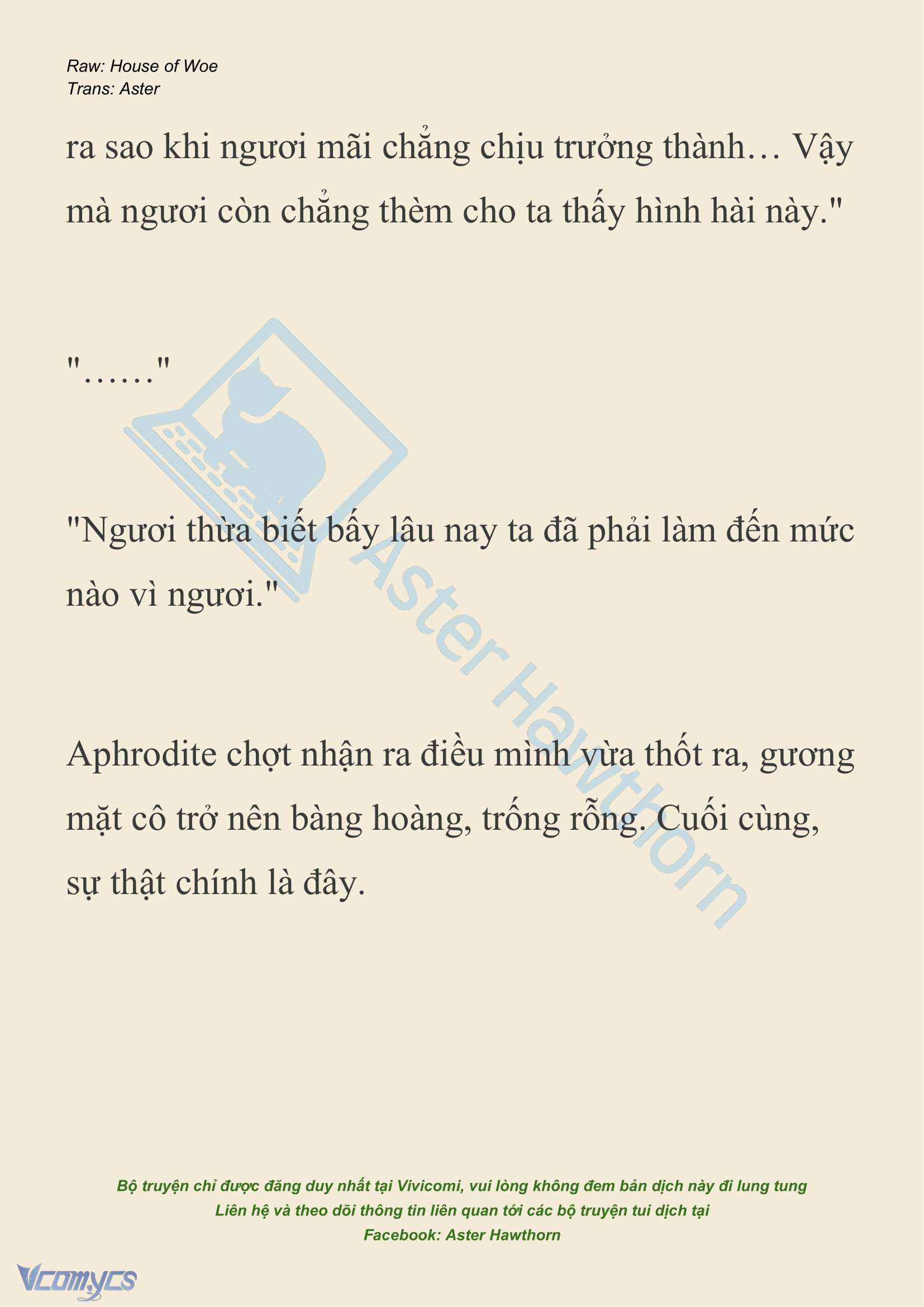 [NOVEL] Dành Cho Các Nữ Thần: Dành cho Psyche Chapter 37 - Trang 10