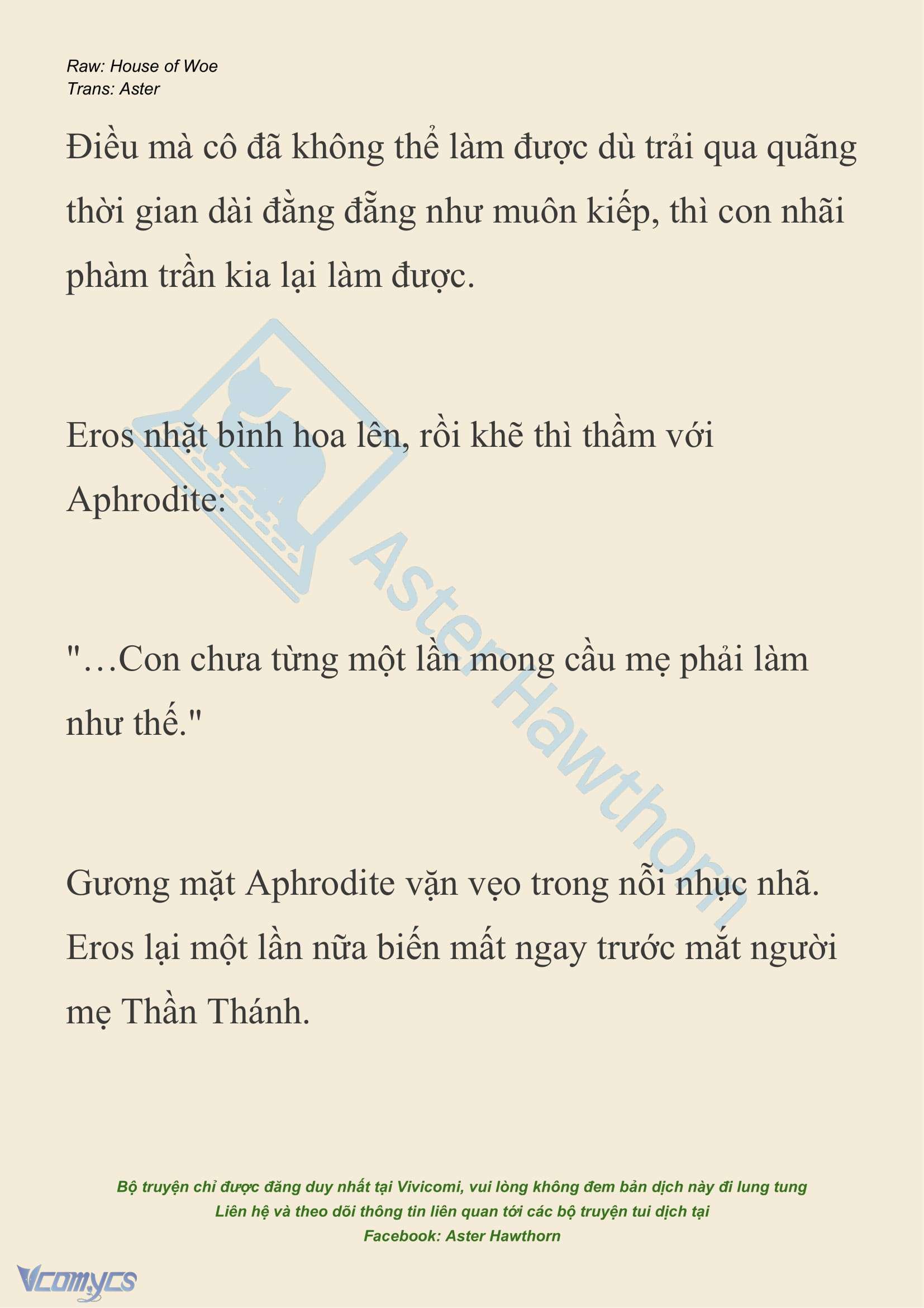 [NOVEL] Dành Cho Các Nữ Thần: Dành cho Psyche Chapter 37 - Trang 11