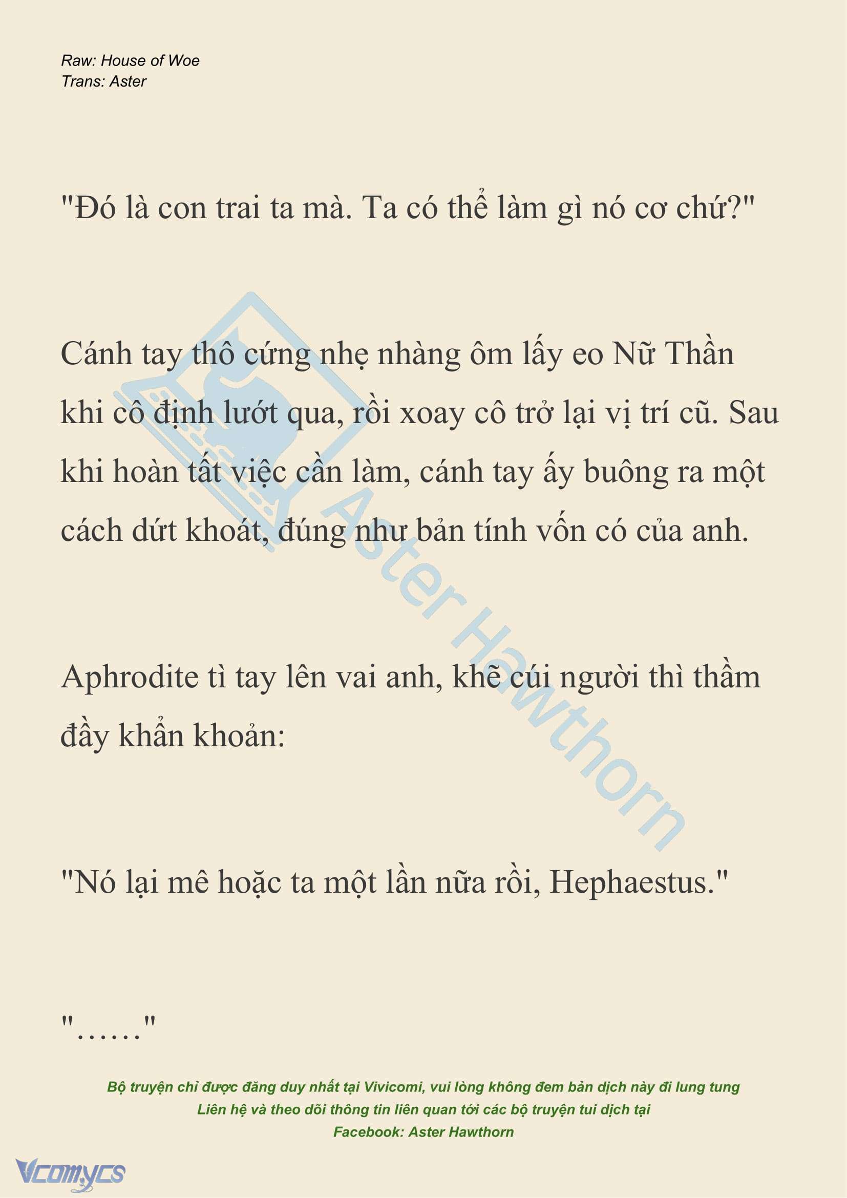 [NOVEL] Dành Cho Các Nữ Thần: Dành cho Psyche Chapter 37 - Trang 20