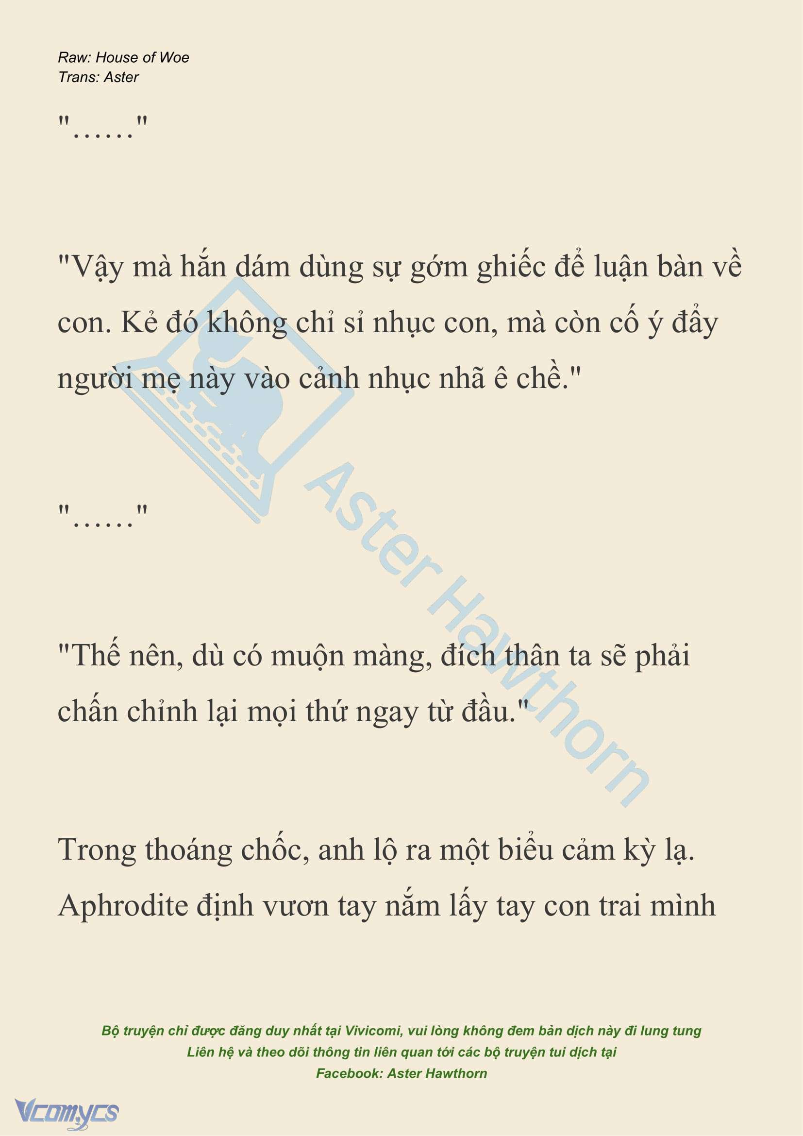 [NOVEL] Dành Cho Các Nữ Thần: Dành cho Psyche Chapter 37 - Trang 3