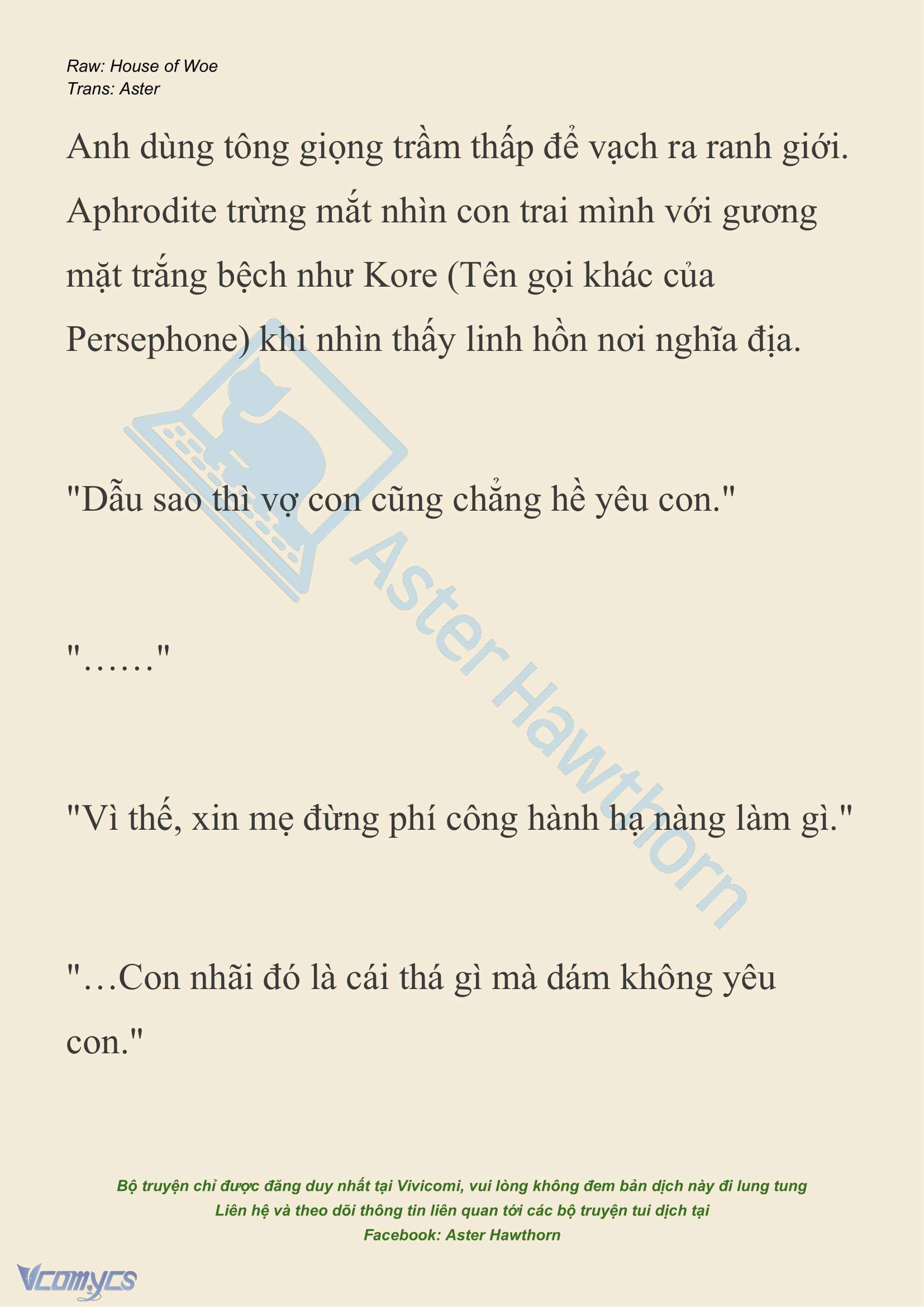 [NOVEL] Dành Cho Các Nữ Thần: Dành cho Psyche Chapter 37 - Trang 5
