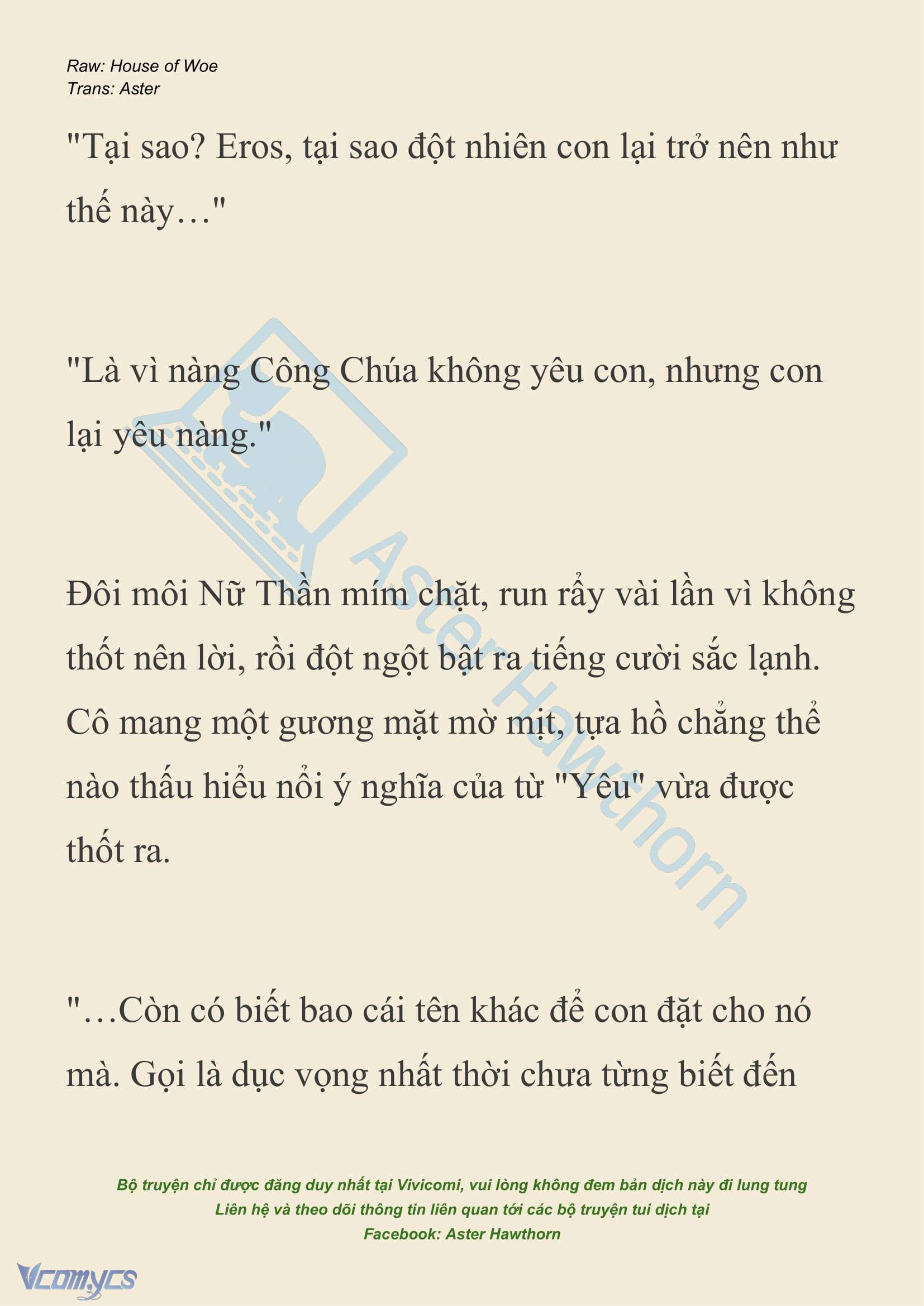 [NOVEL] Dành Cho Các Nữ Thần: Dành cho Psyche Chapter 37 - Trang 7