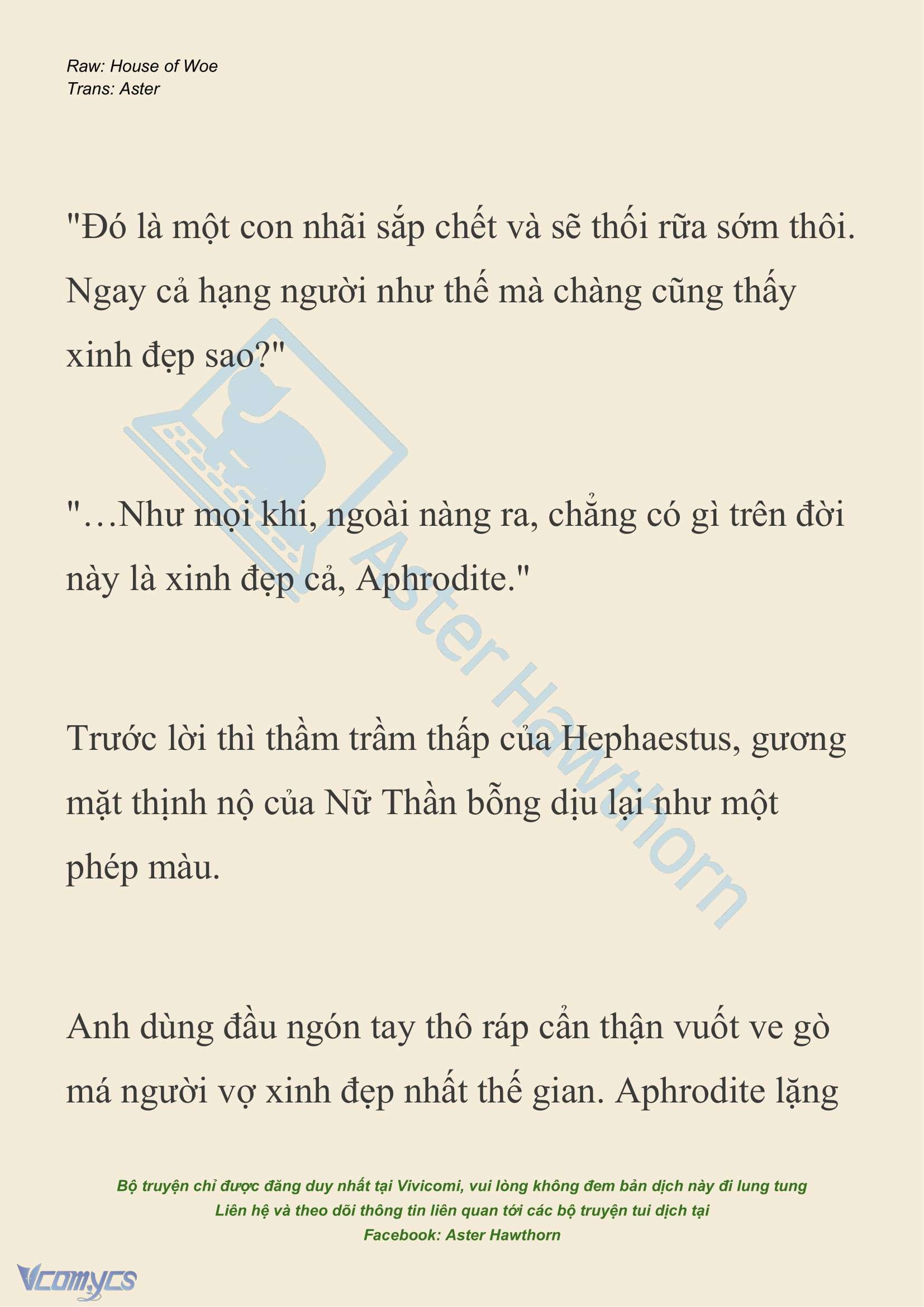 [NOVEL] Dành Cho Các Nữ Thần: Dành cho Psyche Chapter 38 - Trang 10