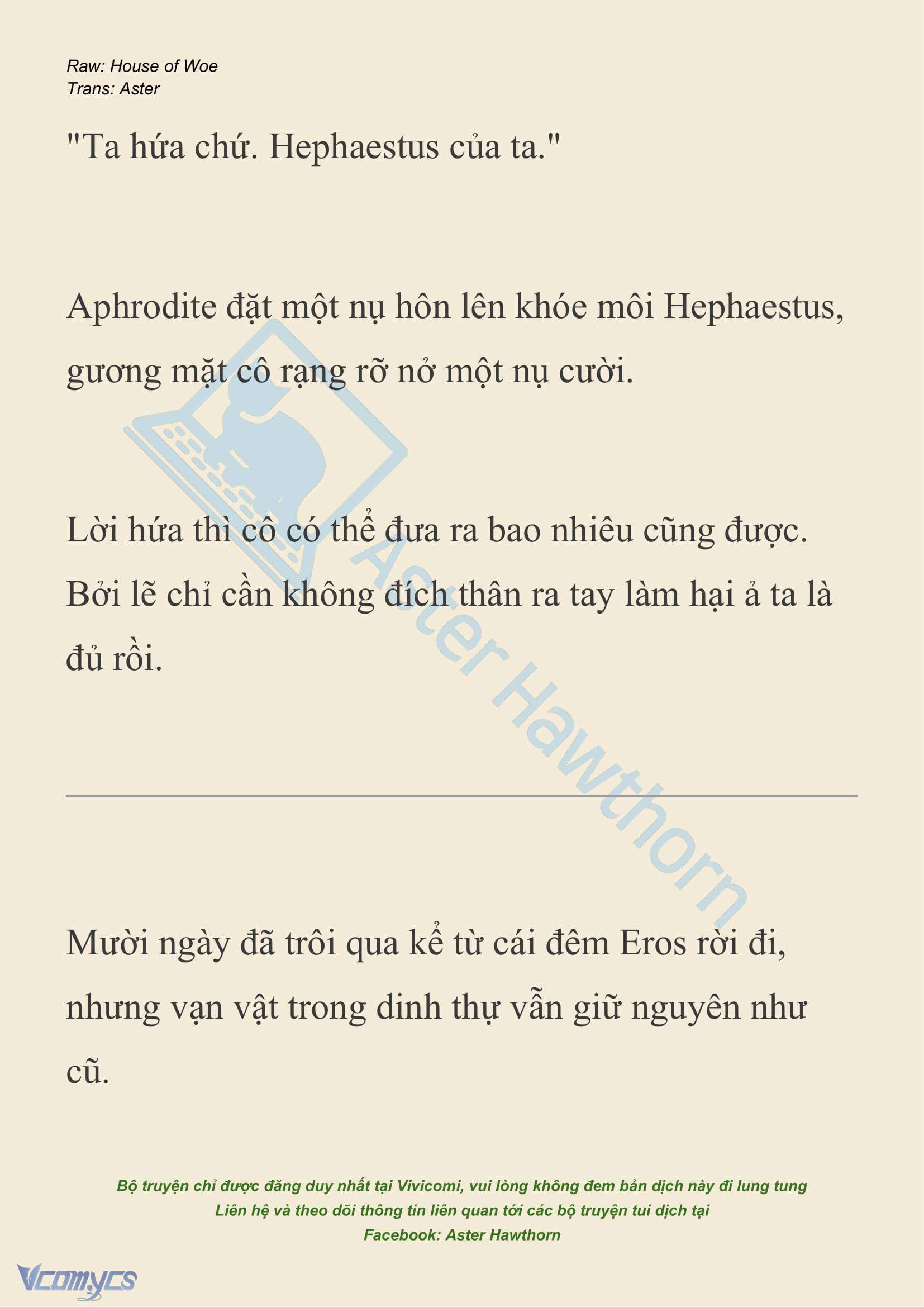 [NOVEL] Dành Cho Các Nữ Thần: Dành cho Psyche Chapter 38 - Trang 12