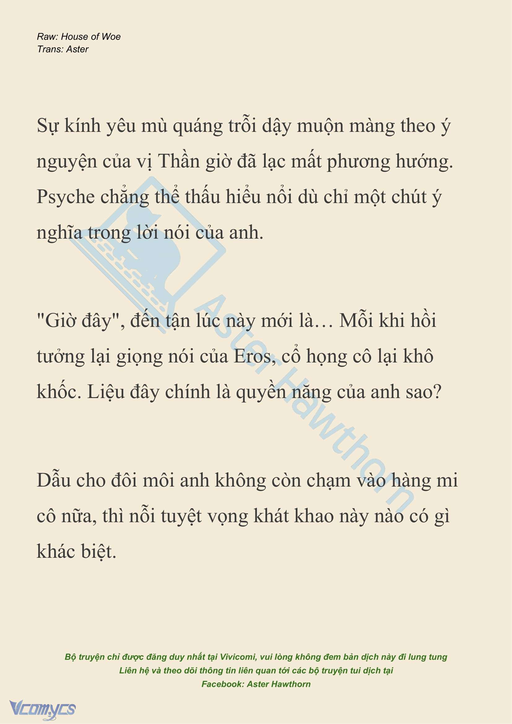 [NOVEL] Dành Cho Các Nữ Thần: Dành cho Psyche Chapter 38 - Trang 15