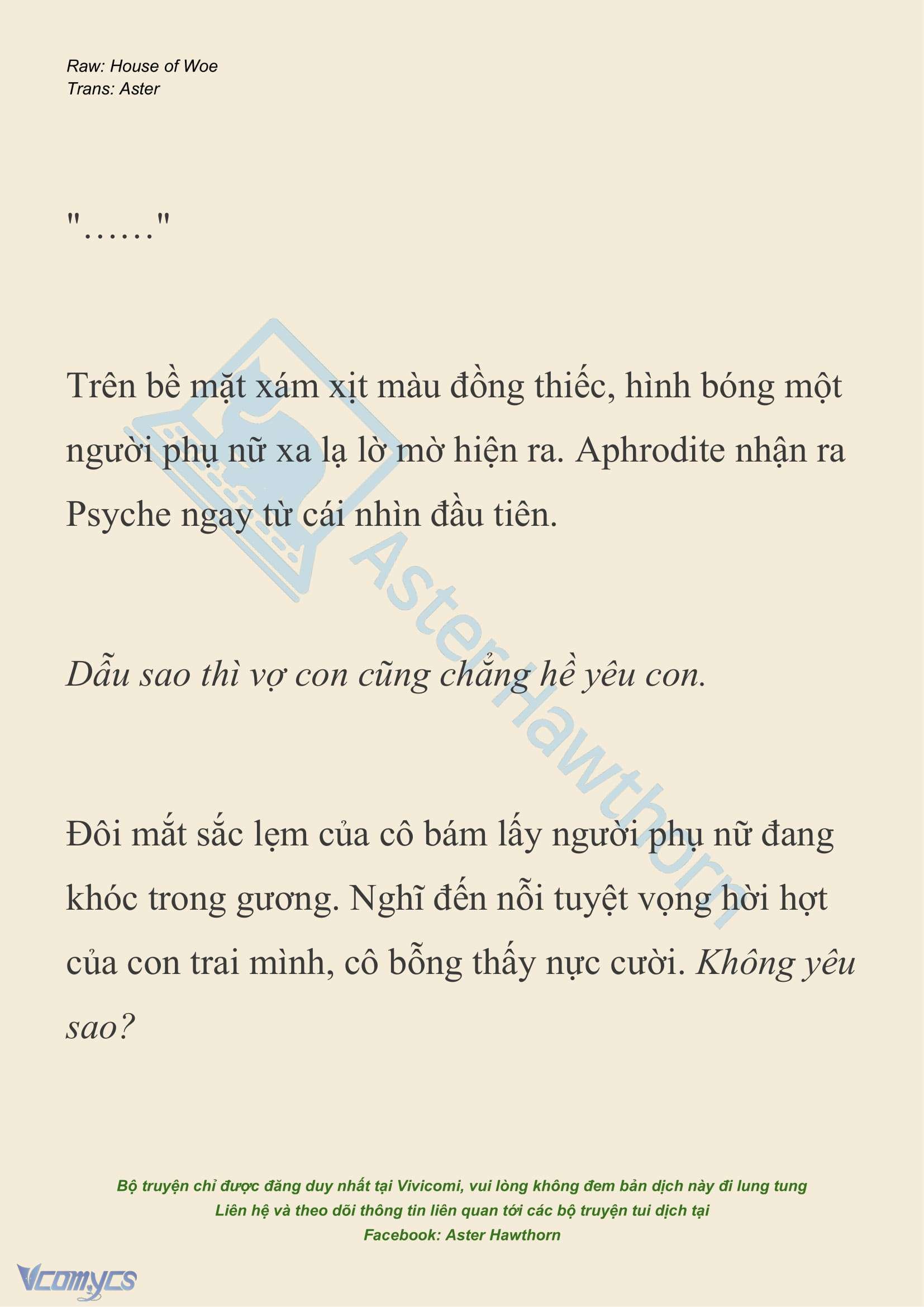 [NOVEL] Dành Cho Các Nữ Thần: Dành cho Psyche Chapter 38 - Trang 5
