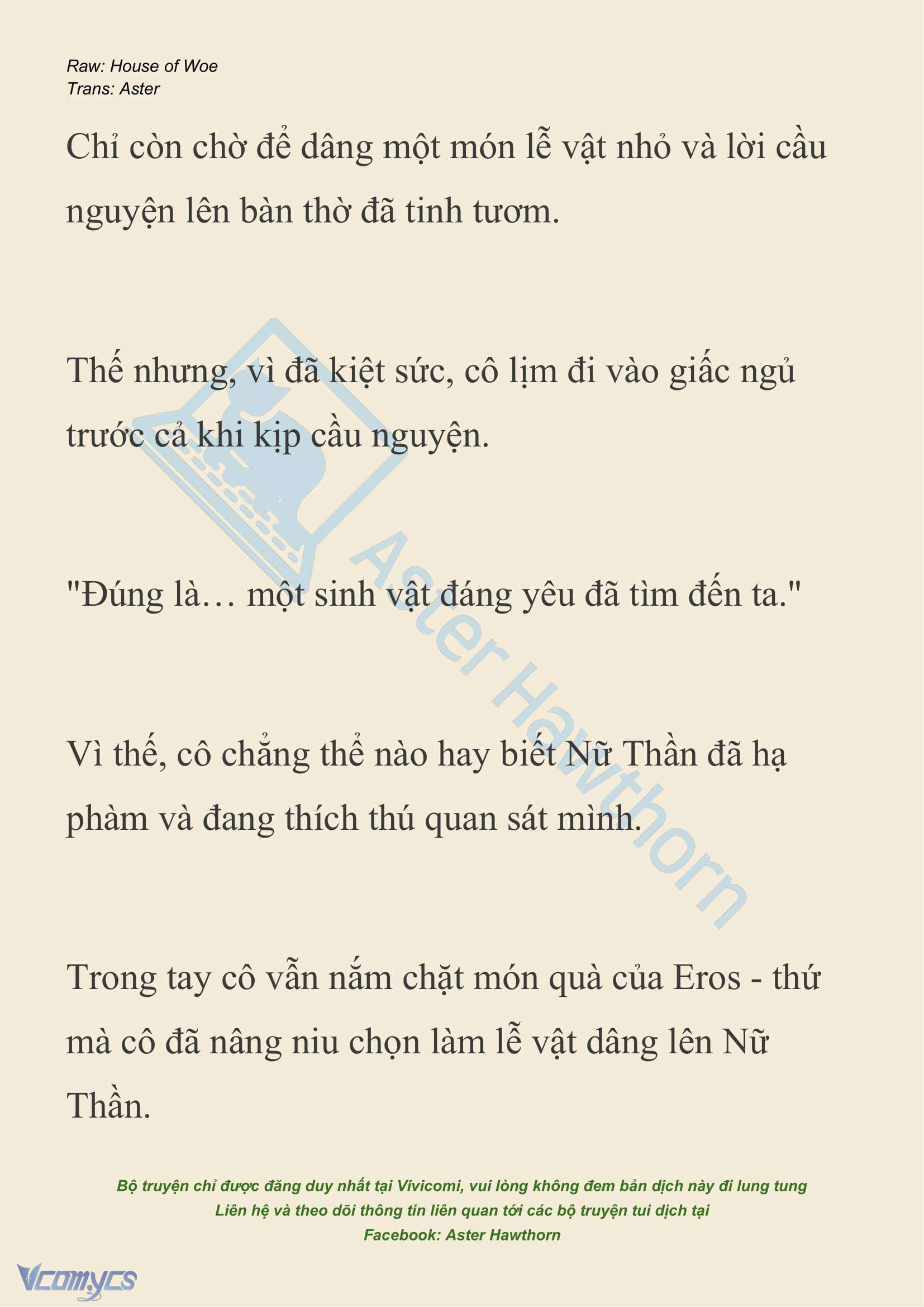 [NOVEL] Dành Cho Các Nữ Thần: Dành cho Psyche Chapter 39 - Trang 11