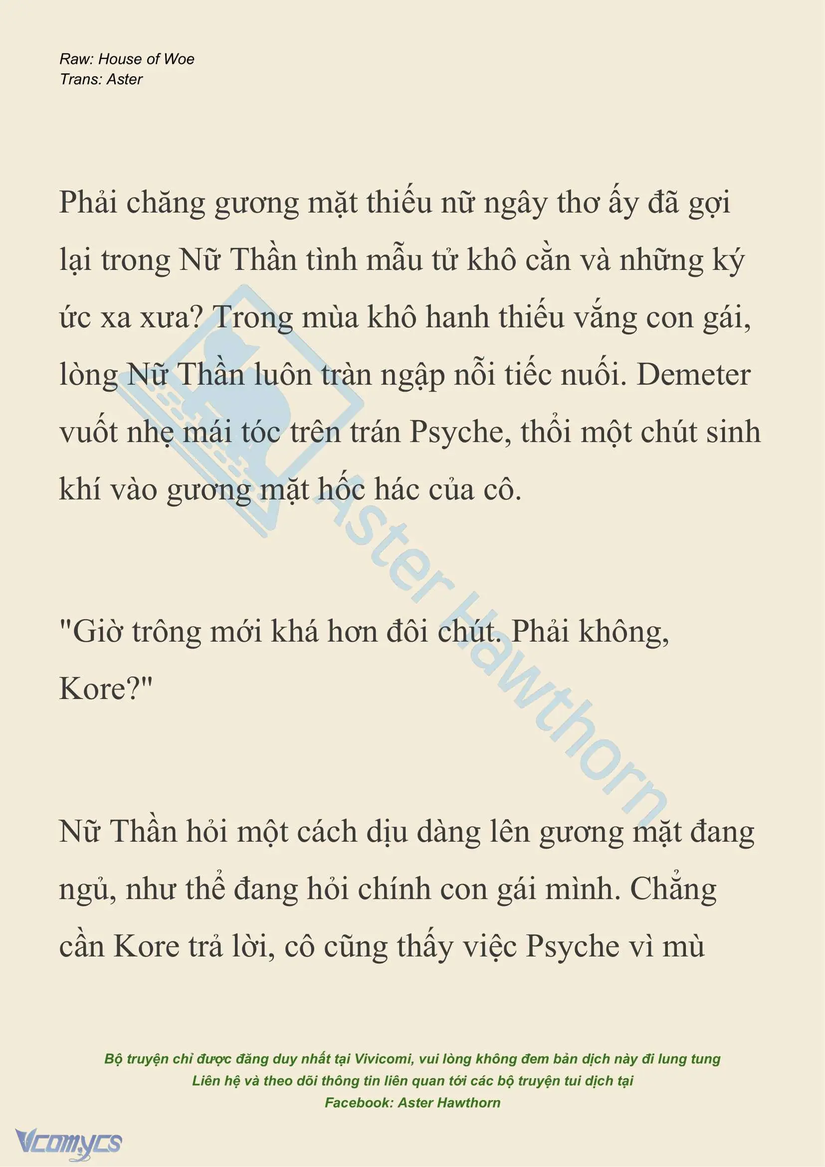 [NOVEL] Dành Cho Các Nữ Thần: Dành cho Psyche Chapter 39 - Trang 12