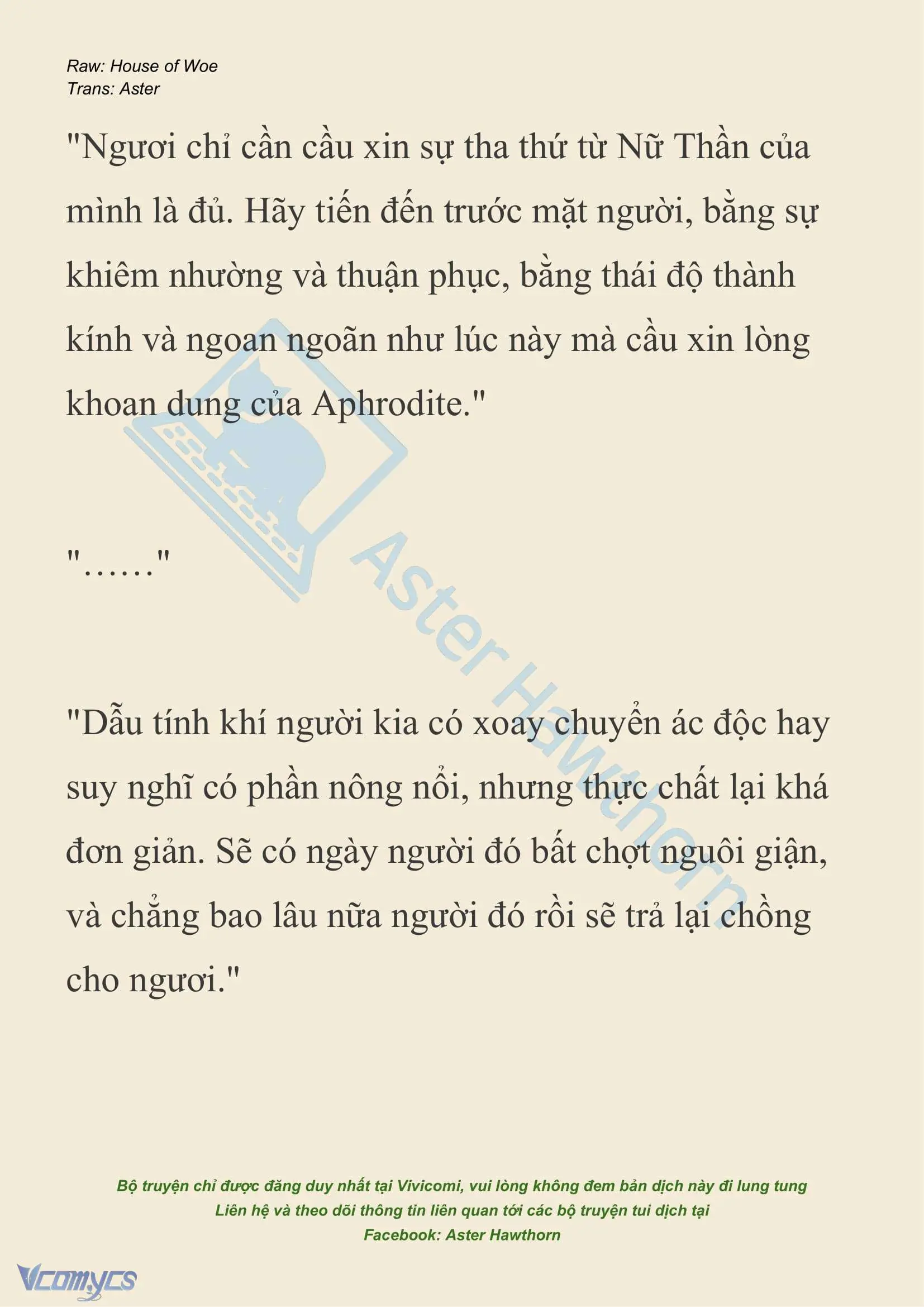 [NOVEL] Dành Cho Các Nữ Thần: Dành cho Psyche Chapter 39 - Trang 15