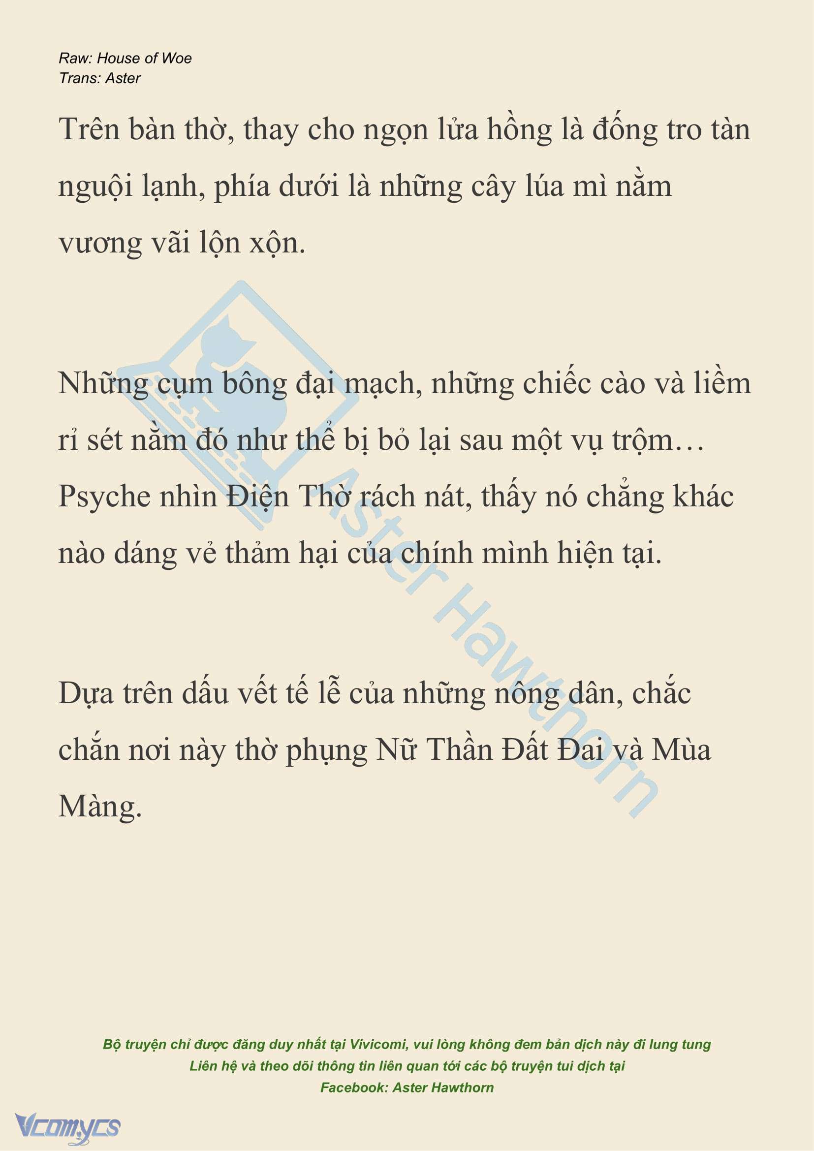 [NOVEL] Dành Cho Các Nữ Thần: Dành cho Psyche Chapter 39 - Trang 8