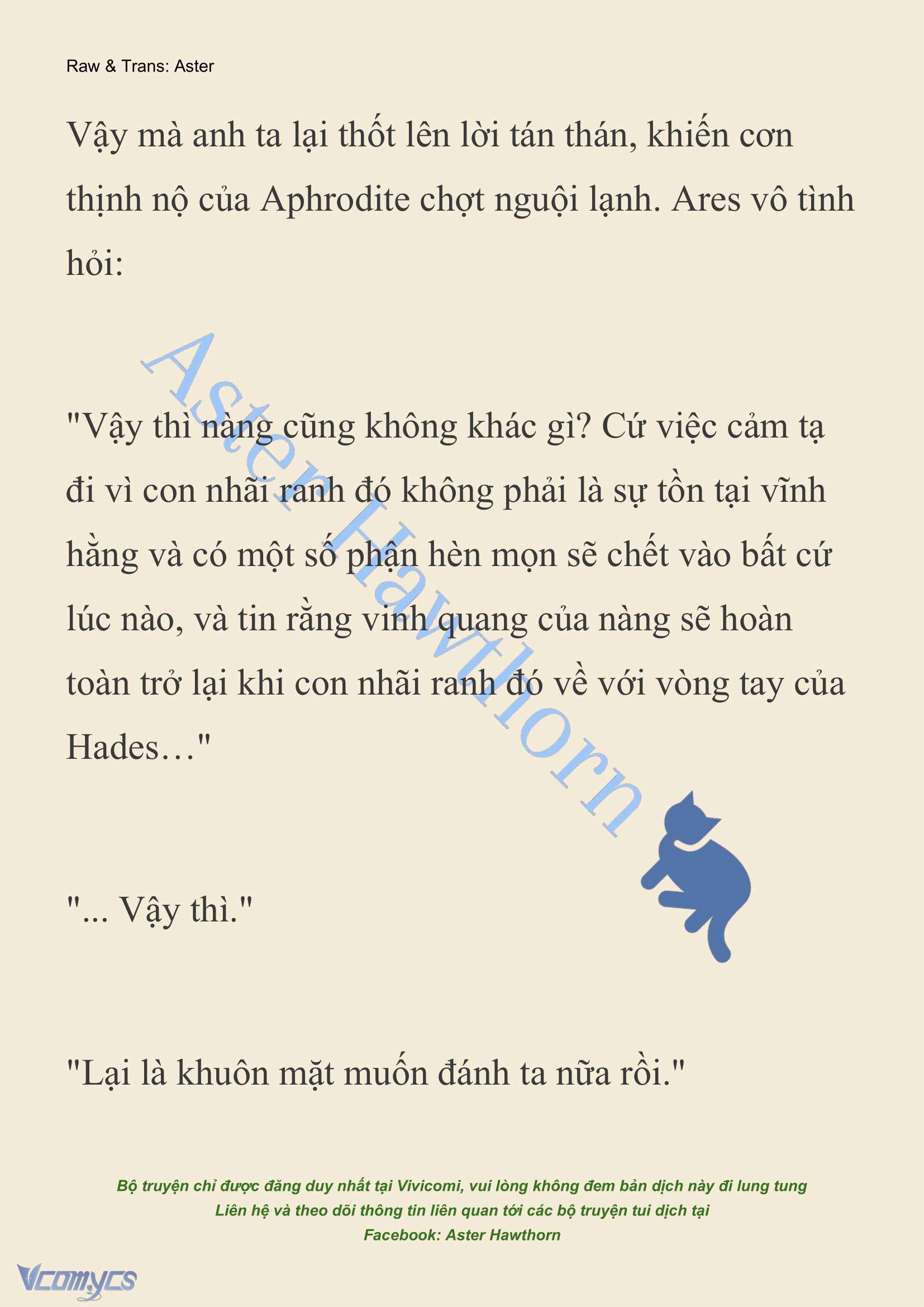 [NOVEL] Dành Cho Các Nữ Thần: Dành cho Psyche Chapter 4 - Trang 10