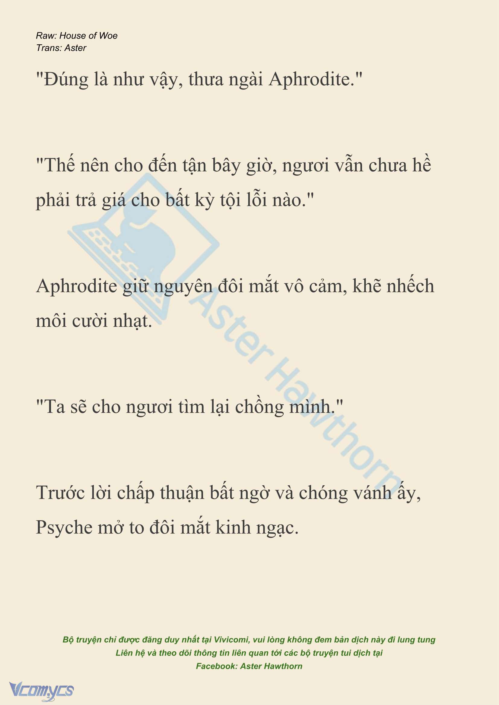 [NOVEL] Dành Cho Các Nữ Thần: Dành cho Psyche Chapter 40 - Trang 14