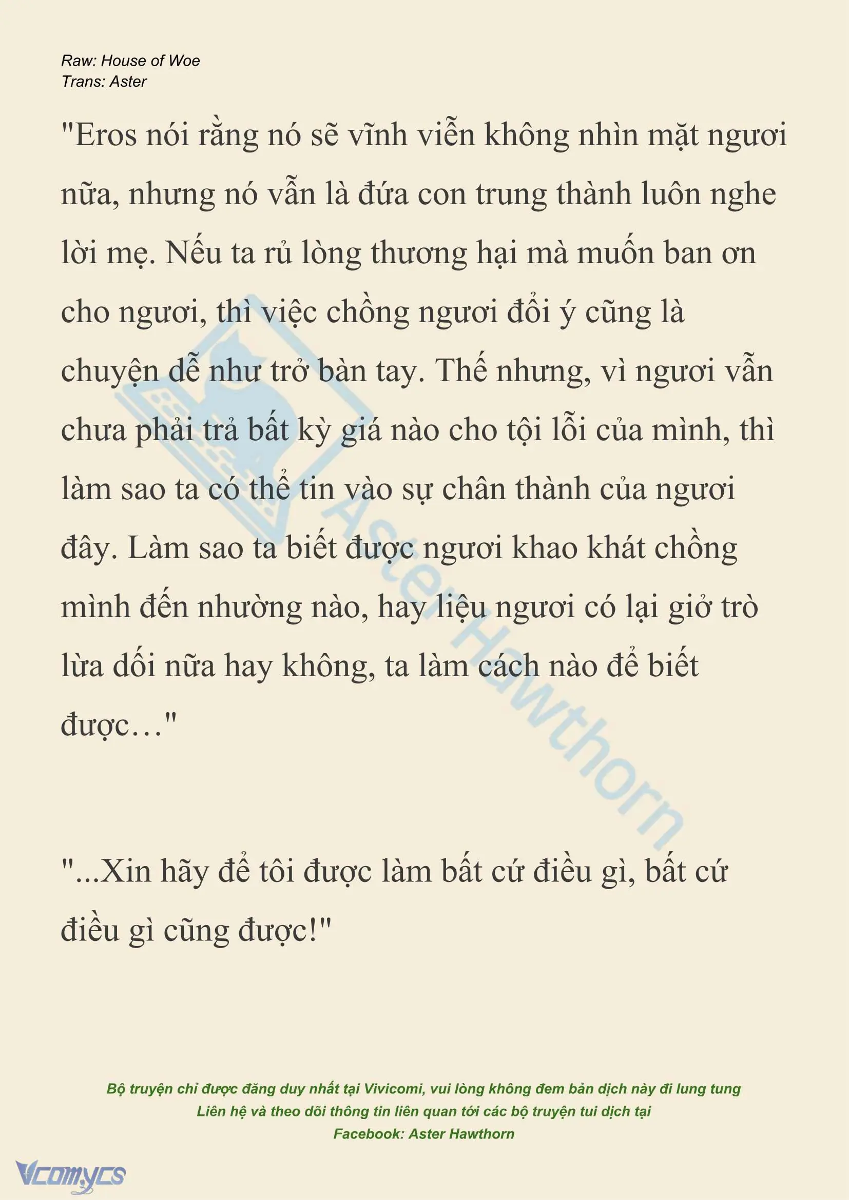 [NOVEL] Dành Cho Các Nữ Thần: Dành cho Psyche Chapter 40 - Trang 15