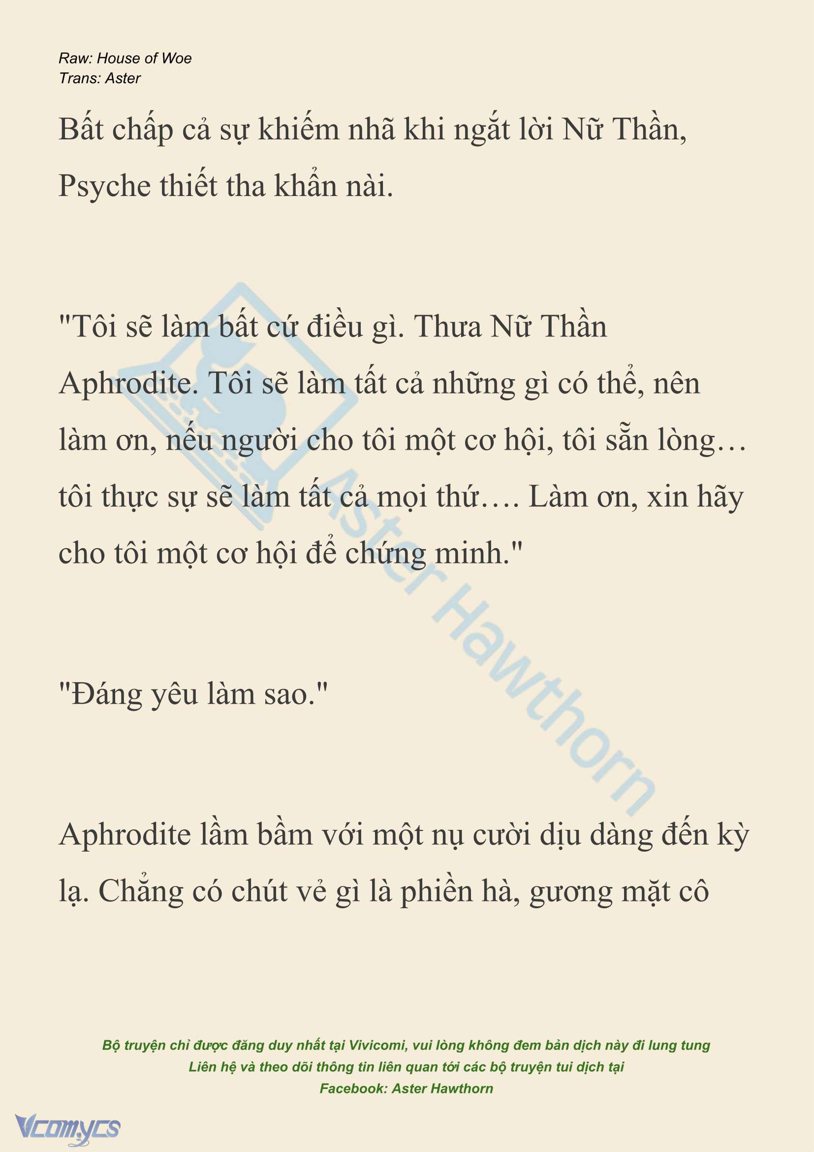 [NOVEL] Dành Cho Các Nữ Thần: Dành cho Psyche Chapter 40 - Trang 16