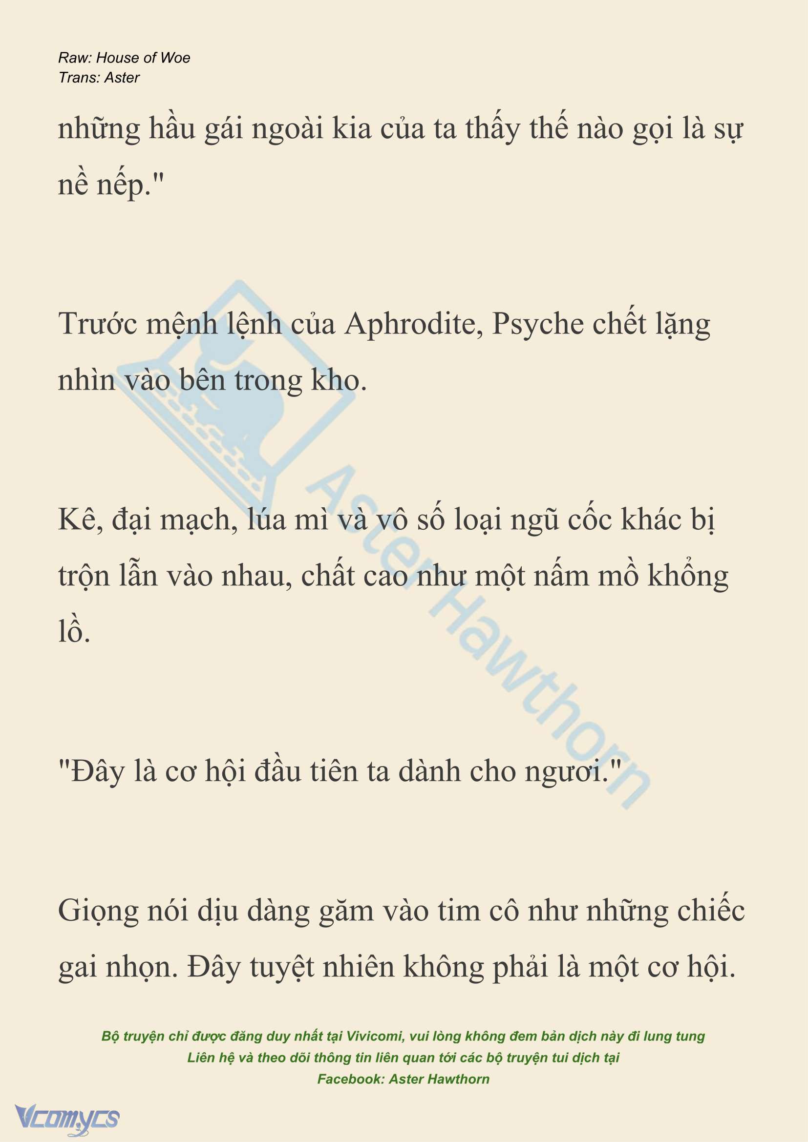 [NOVEL] Dành Cho Các Nữ Thần: Dành cho Psyche Chapter 40 - Trang 19