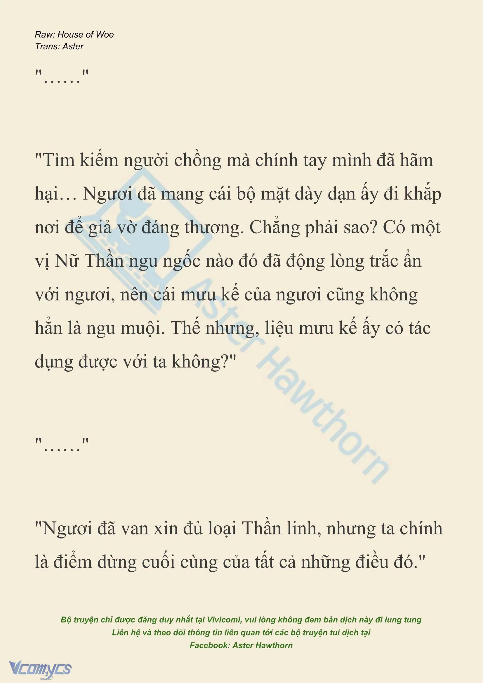 [NOVEL] Dành Cho Các Nữ Thần: Dành cho Psyche Chapter 40 - Trang 6