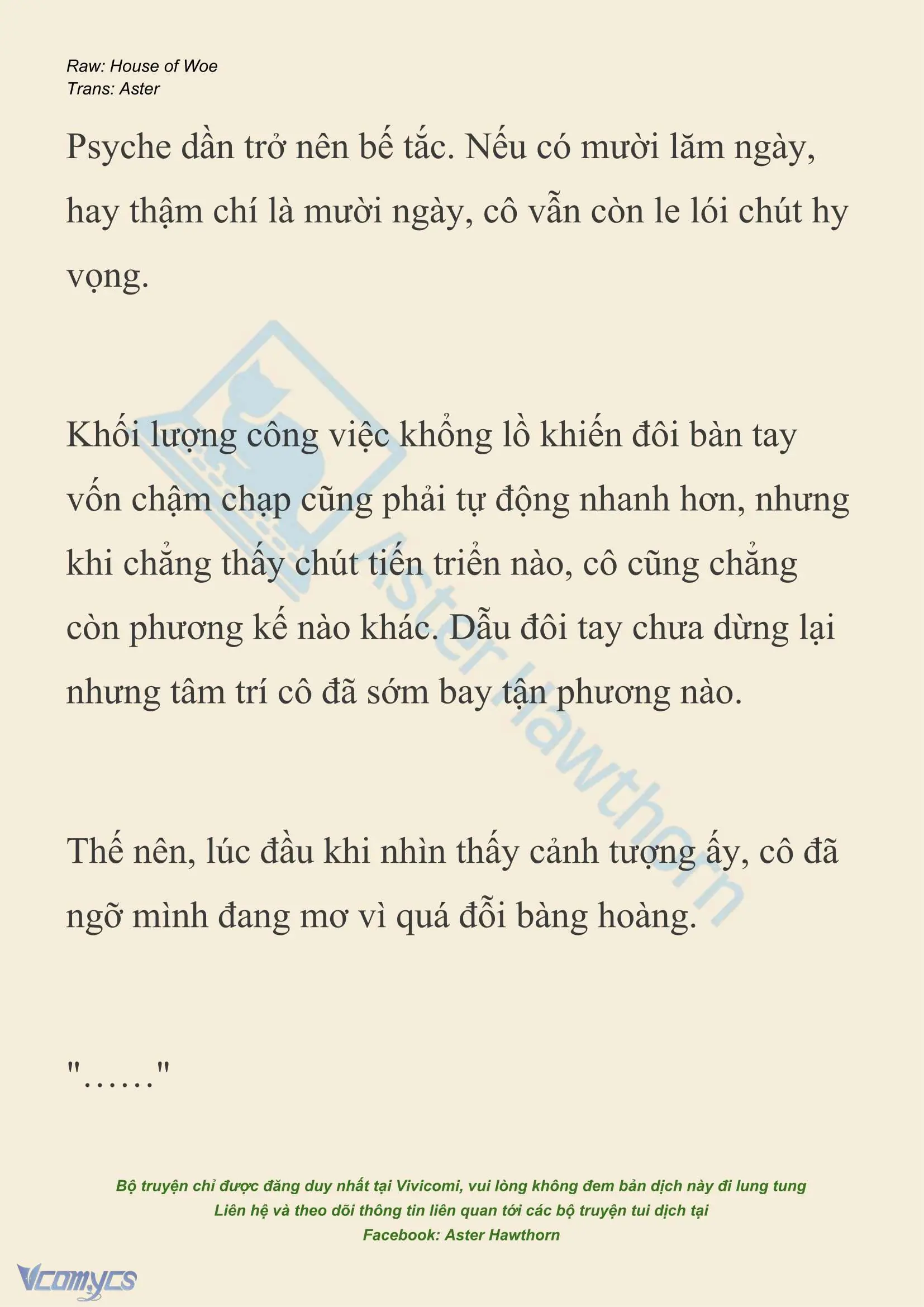 [NOVEL] Dành Cho Các Nữ Thần: Dành cho Psyche Chapter 41 - Trang 10
