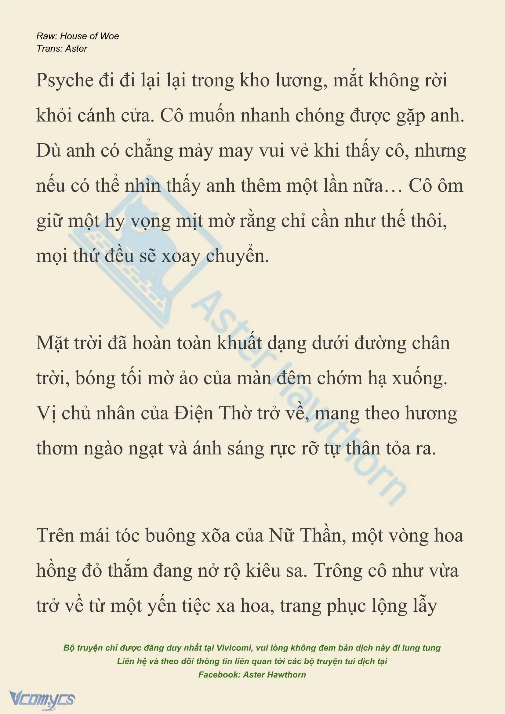 [NOVEL] Dành Cho Các Nữ Thần: Dành cho Psyche Chapter 41 - Trang 17