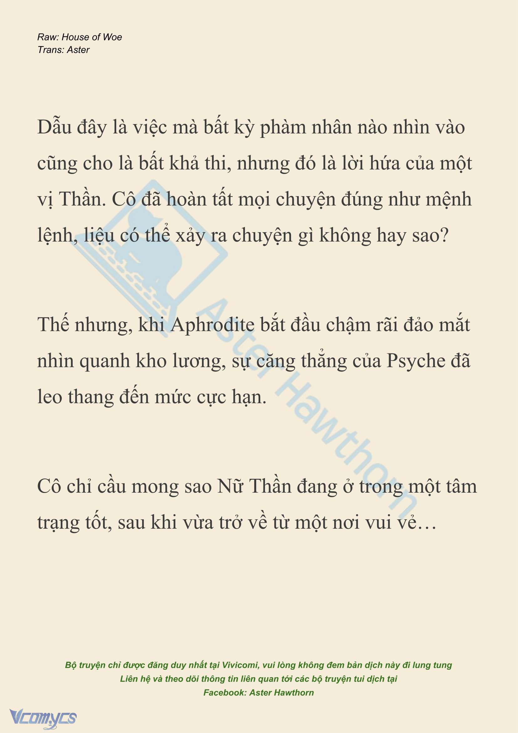 [NOVEL] Dành Cho Các Nữ Thần: Dành cho Psyche Chapter 41 - Trang 19