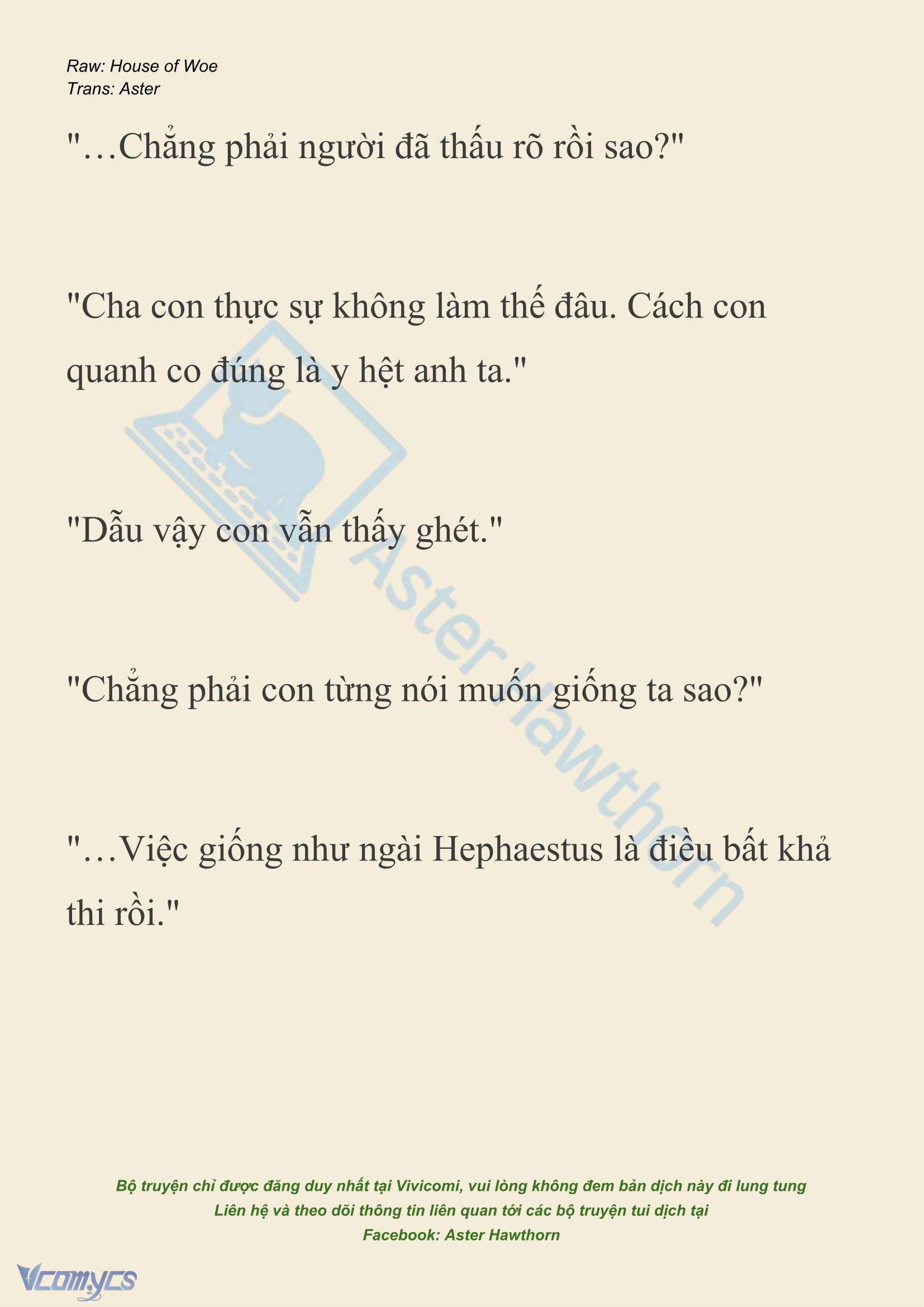 [NOVEL] Dành Cho Các Nữ Thần: Dành cho Psyche Chapter 41 - Trang 4