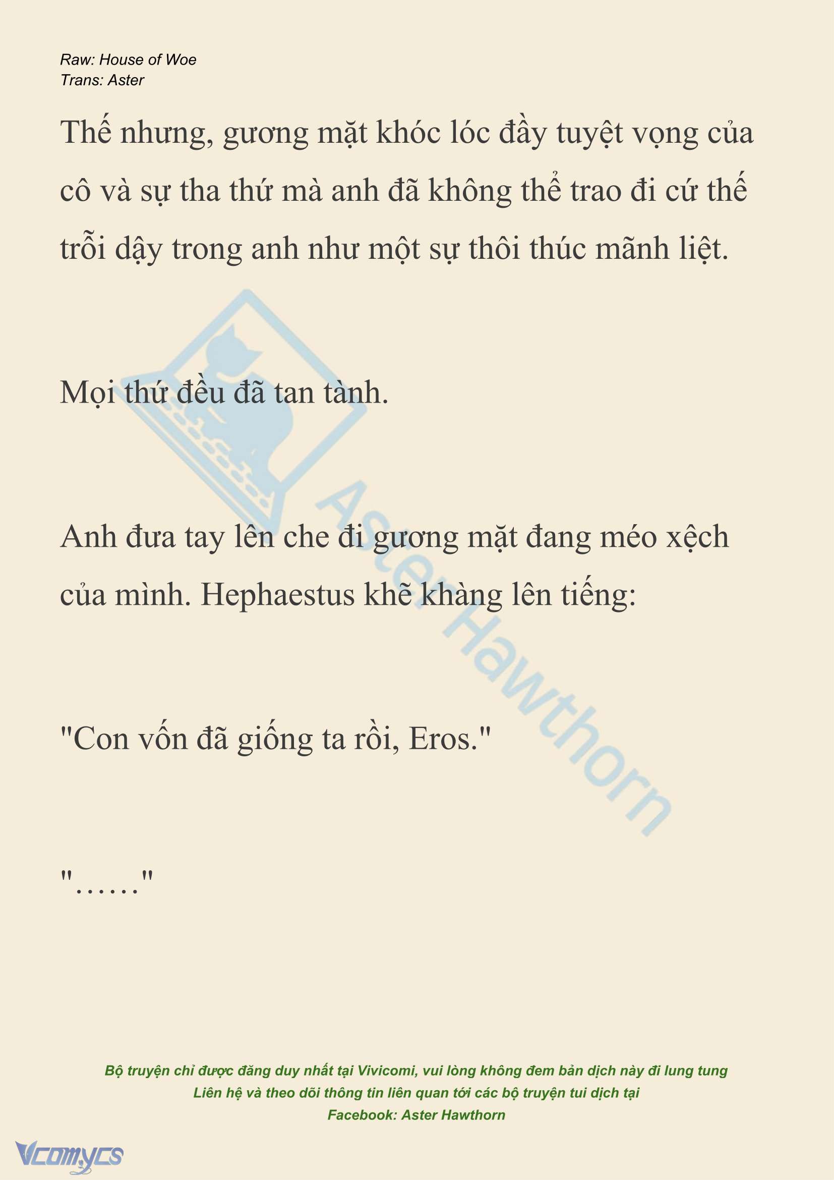 [NOVEL] Dành Cho Các Nữ Thần: Dành cho Psyche Chapter 41 - Trang 7