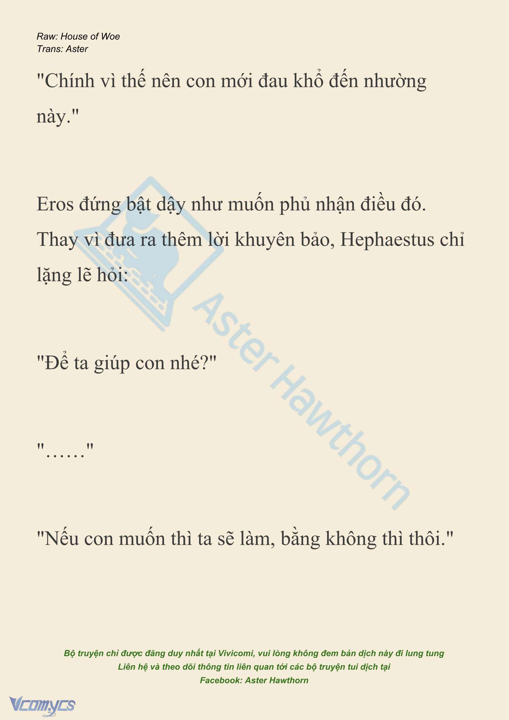 [NOVEL] Dành Cho Các Nữ Thần: Dành cho Psyche Chapter 41 - Trang 8