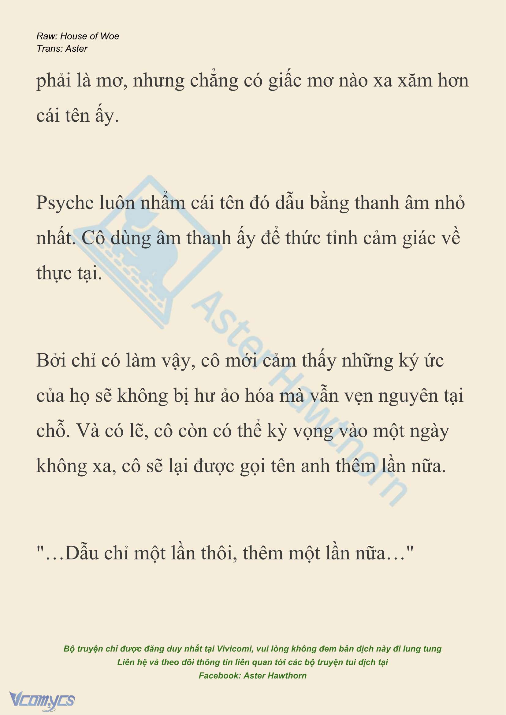[NOVEL] Dành Cho Các Nữ Thần: Dành cho Psyche Chapter 42 - Trang 13