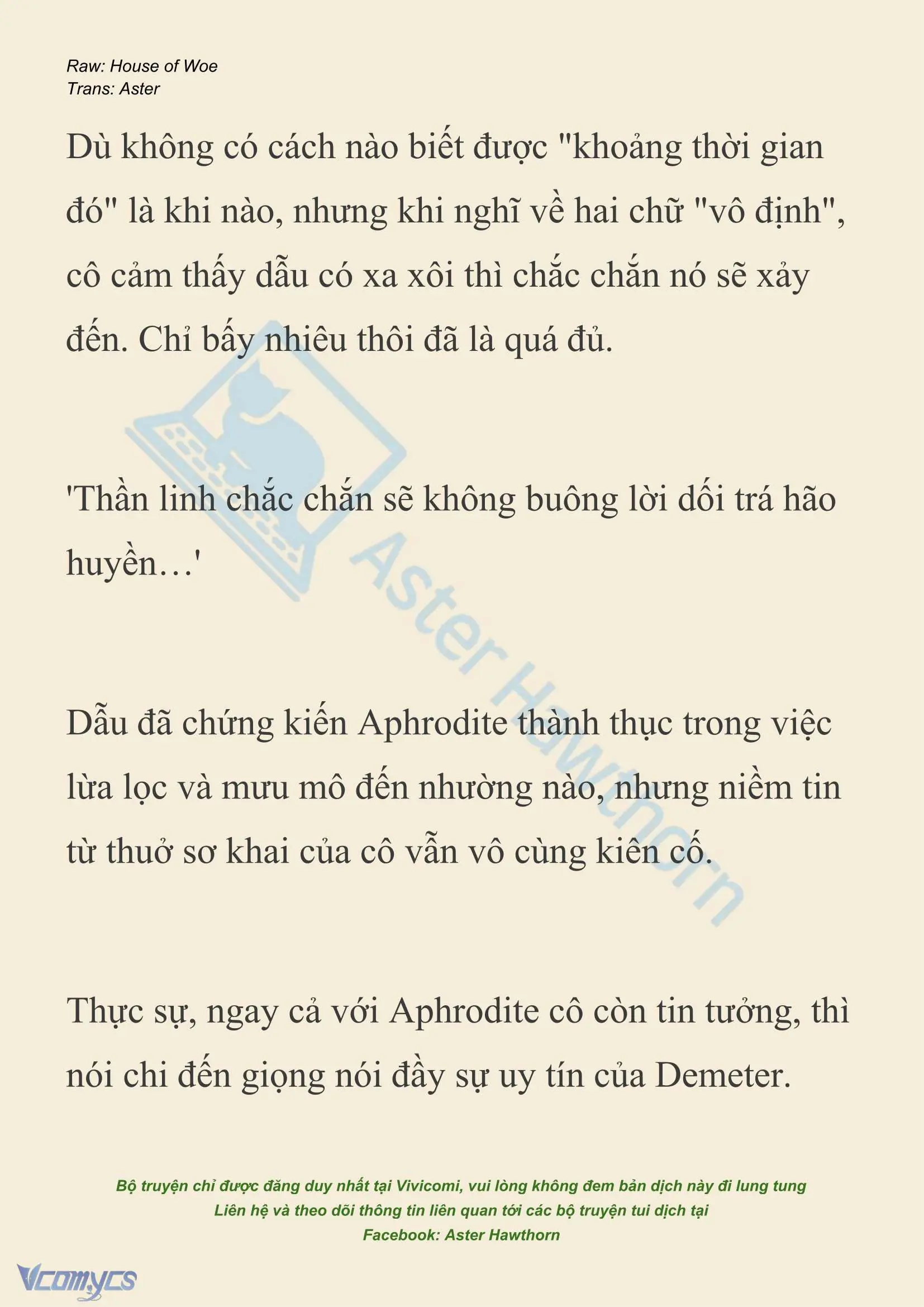 [NOVEL] Dành Cho Các Nữ Thần: Dành cho Psyche Chapter 42 - Trang 15