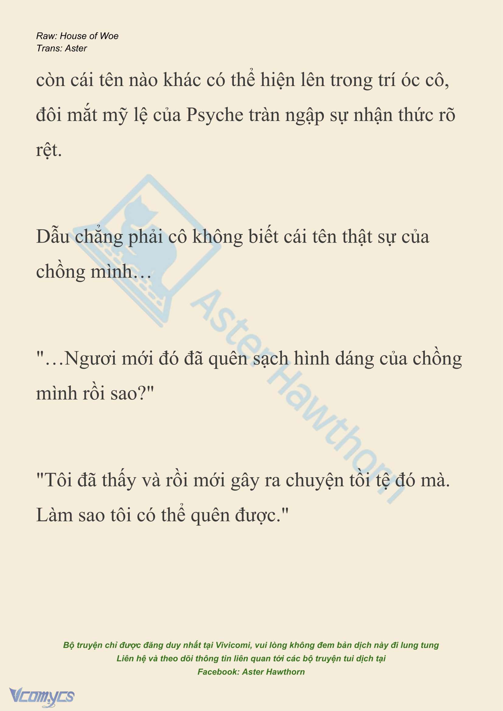 [NOVEL] Dành Cho Các Nữ Thần: Dành cho Psyche Chapter 42 - Trang 17