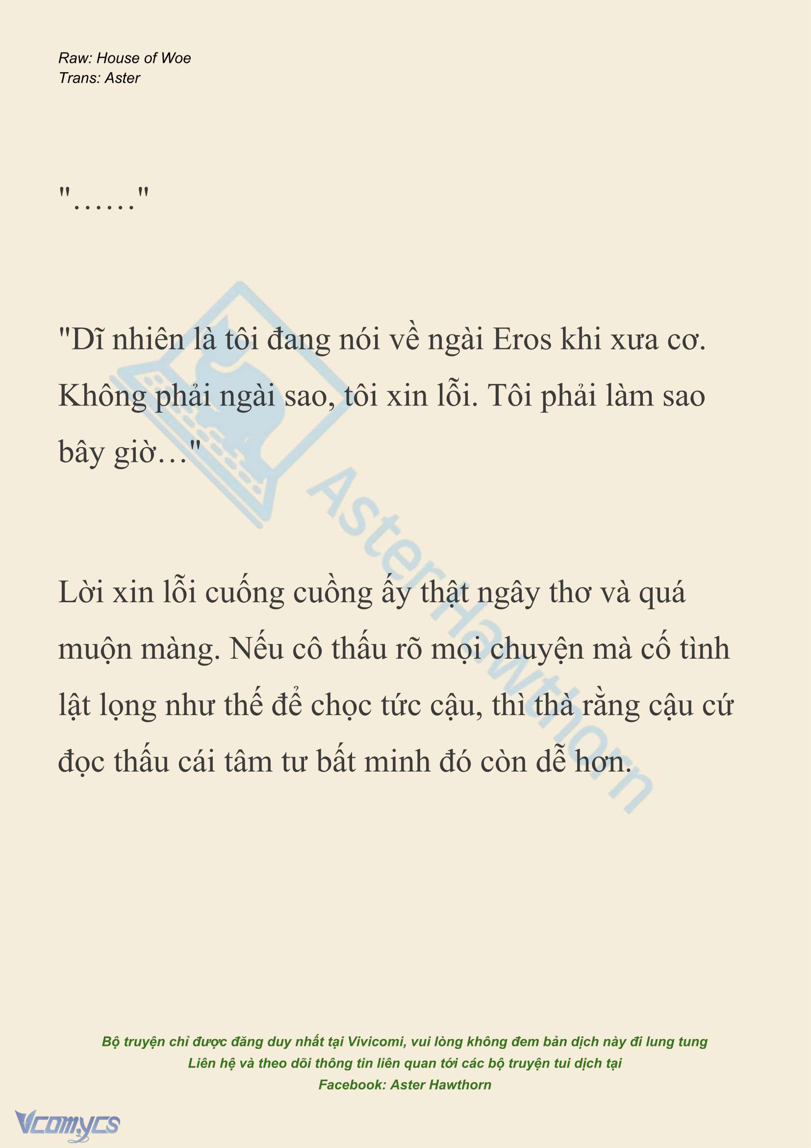 [NOVEL] Dành Cho Các Nữ Thần: Dành cho Psyche Chapter 42 - Trang 19