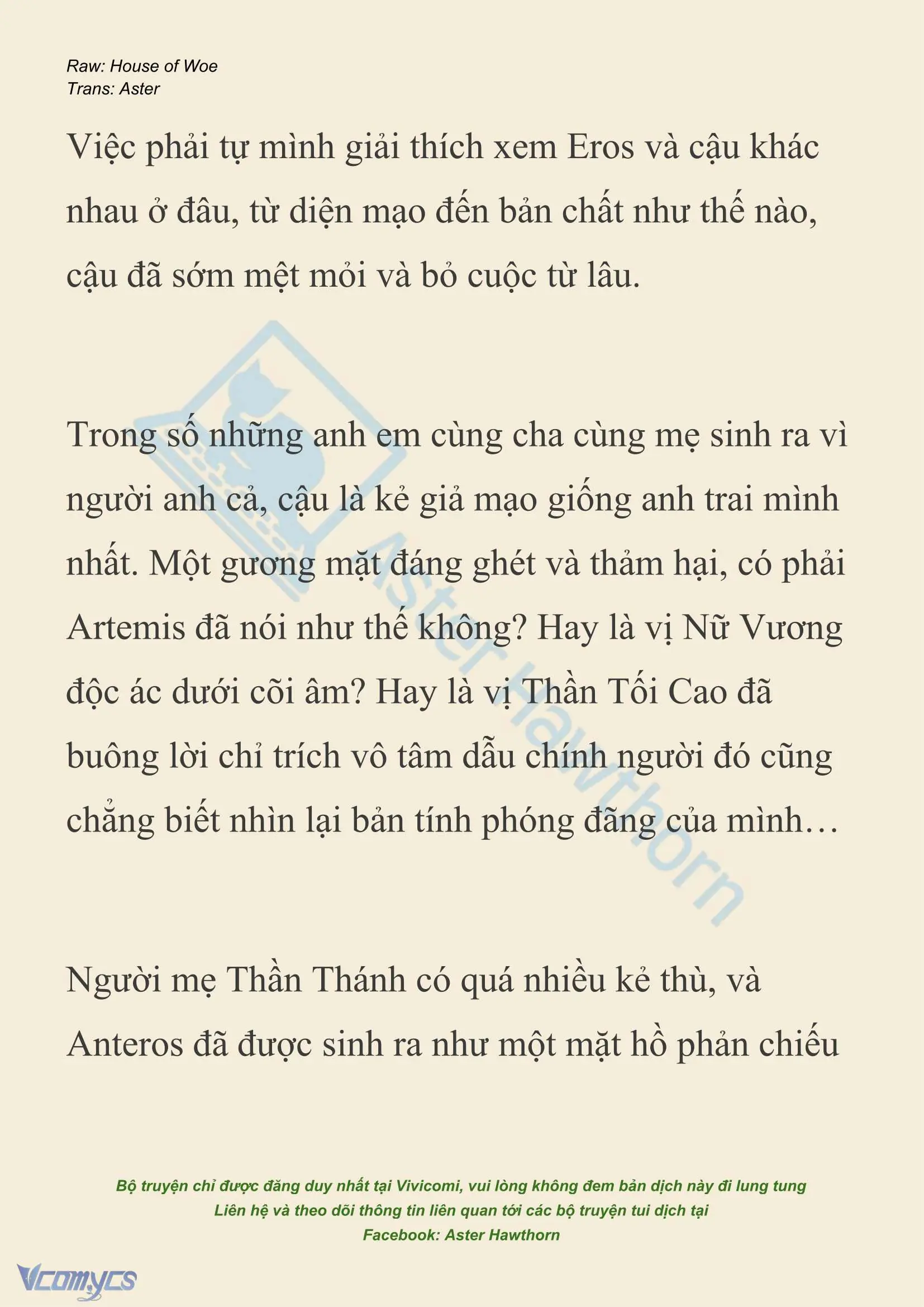 [NOVEL] Dành Cho Các Nữ Thần: Dành cho Psyche Chapter 42 - Trang 20