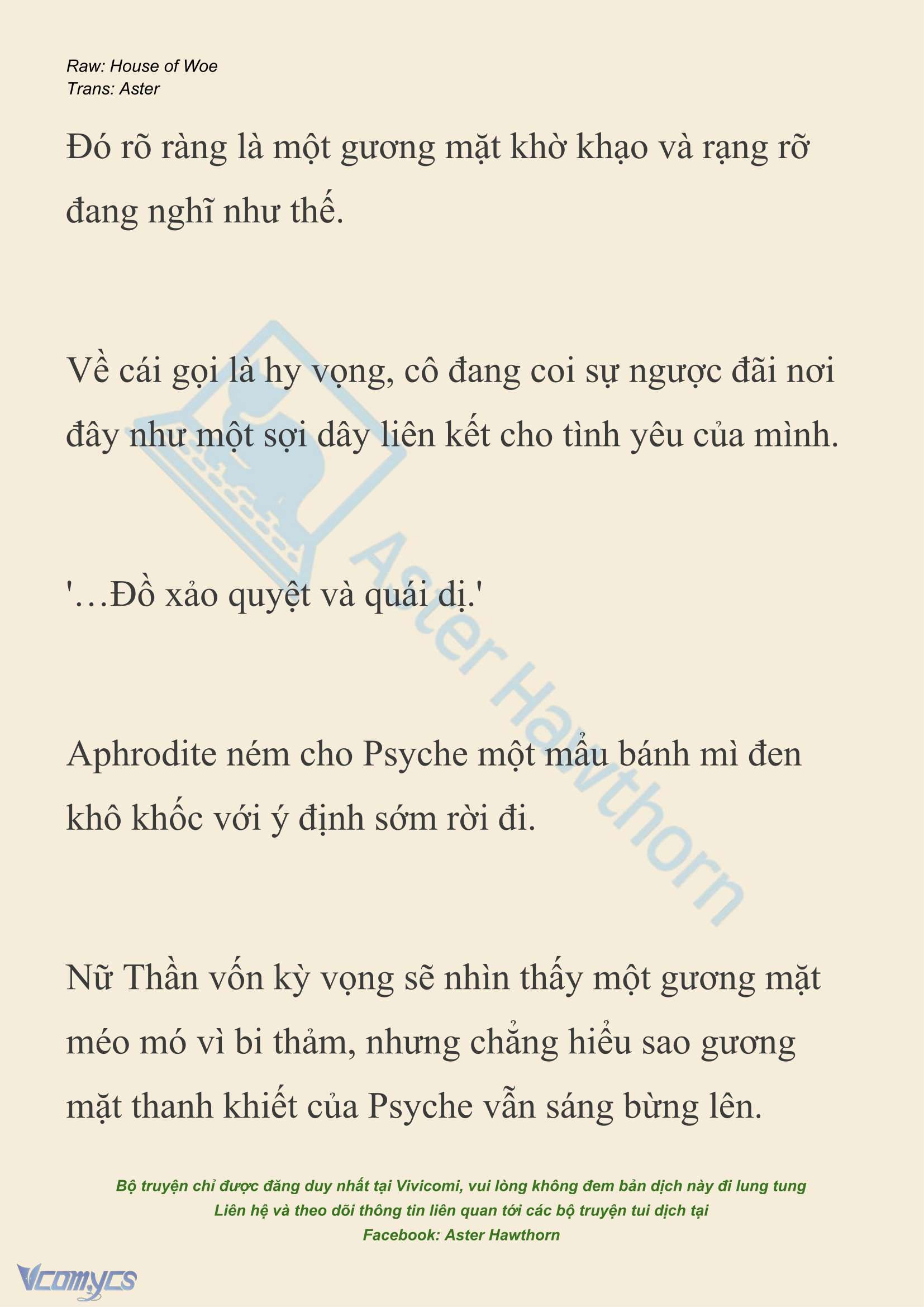 [NOVEL] Dành Cho Các Nữ Thần: Dành cho Psyche Chapter 42 - Trang 8