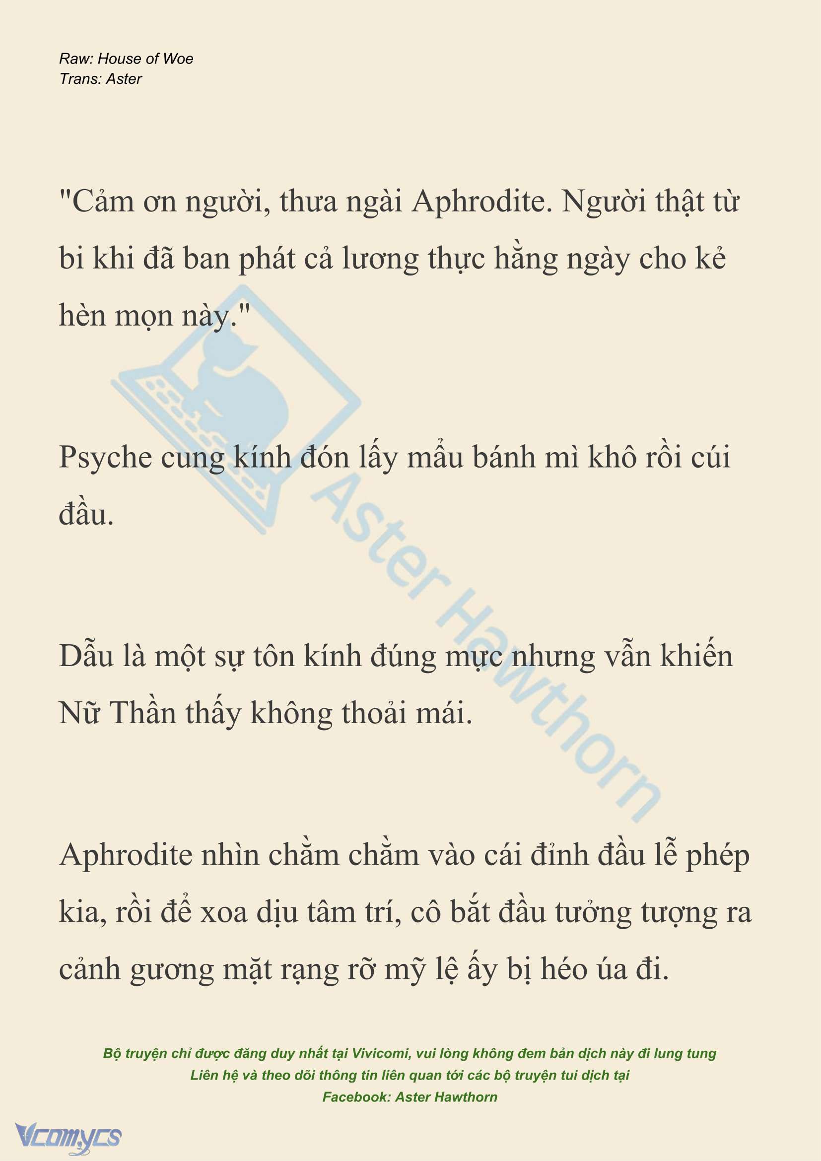 [NOVEL] Dành Cho Các Nữ Thần: Dành cho Psyche Chapter 42 - Trang 9