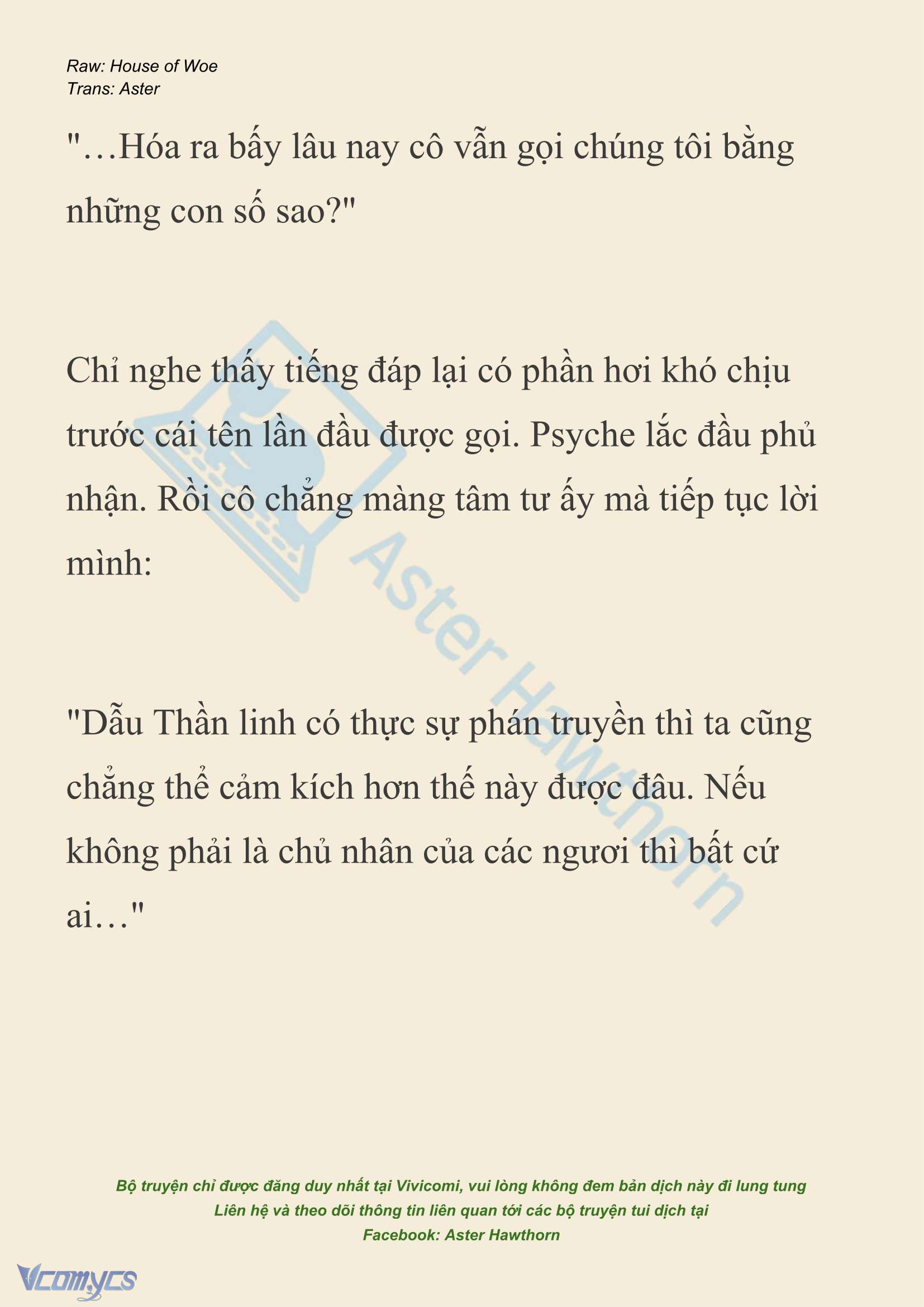 [NOVEL] Dành Cho Các Nữ Thần: Dành cho Psyche Chapter 43 - Trang 12