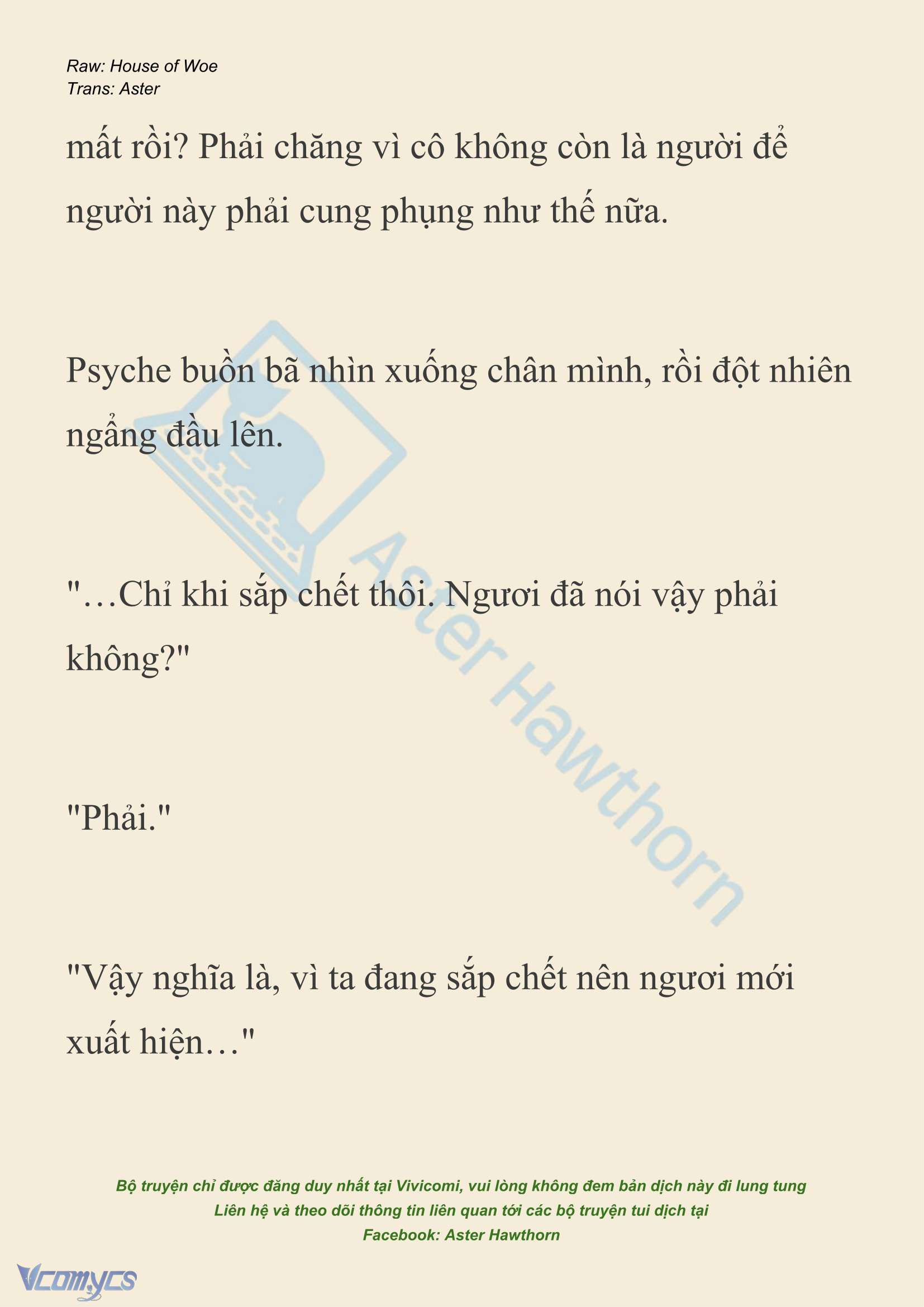 [NOVEL] Dành Cho Các Nữ Thần: Dành cho Psyche Chapter 43 - Trang 16