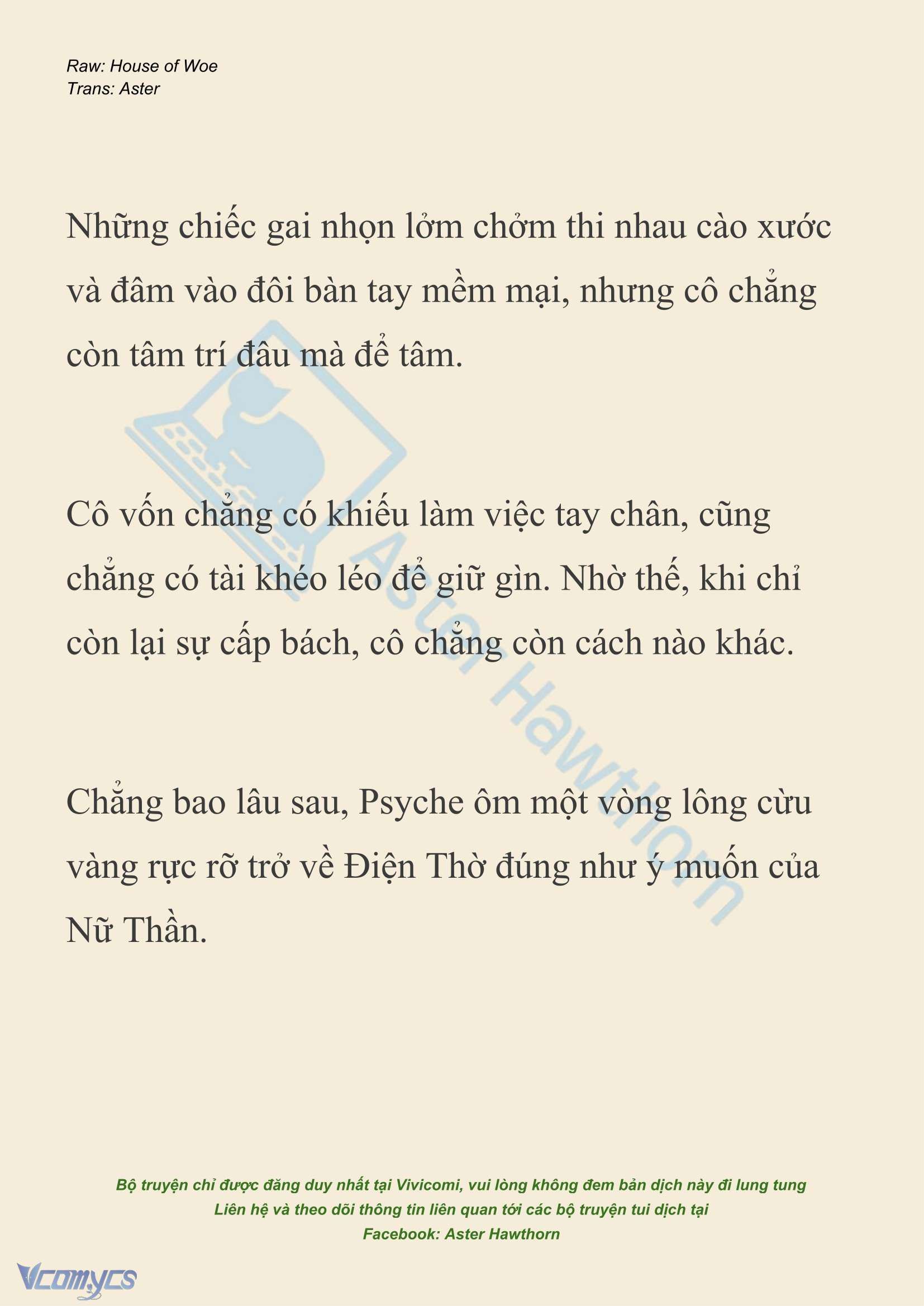 [NOVEL] Dành Cho Các Nữ Thần: Dành cho Psyche Chapter 43 - Trang 24