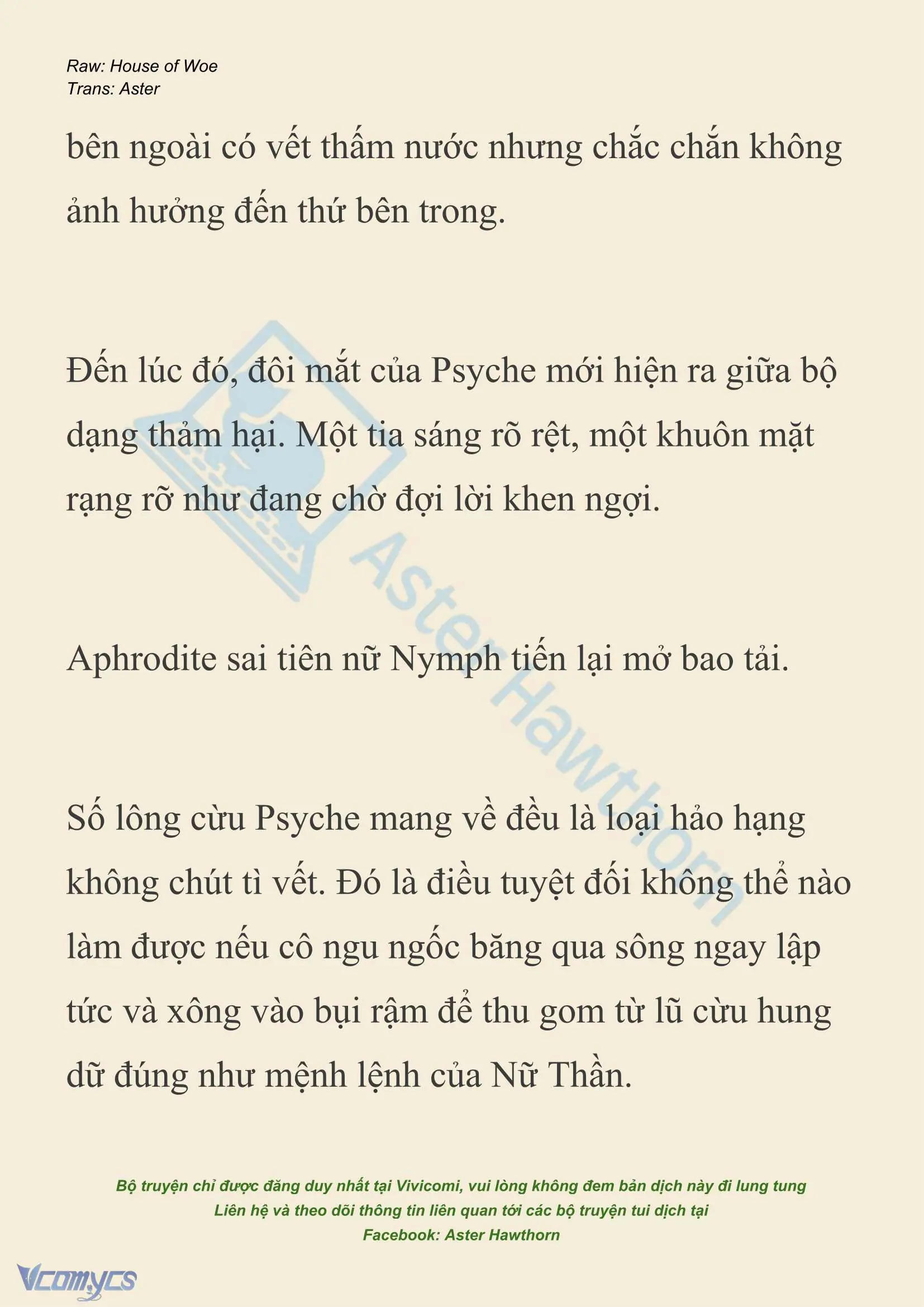 [NOVEL] Dành Cho Các Nữ Thần: Dành cho Psyche Chapter 43 - Trang 26